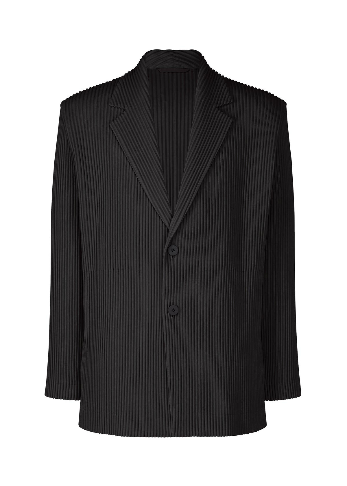 KERSEY PLEATS、メンズ_ジャケット&コート_ジャケット＆ブルゾン、ブラック