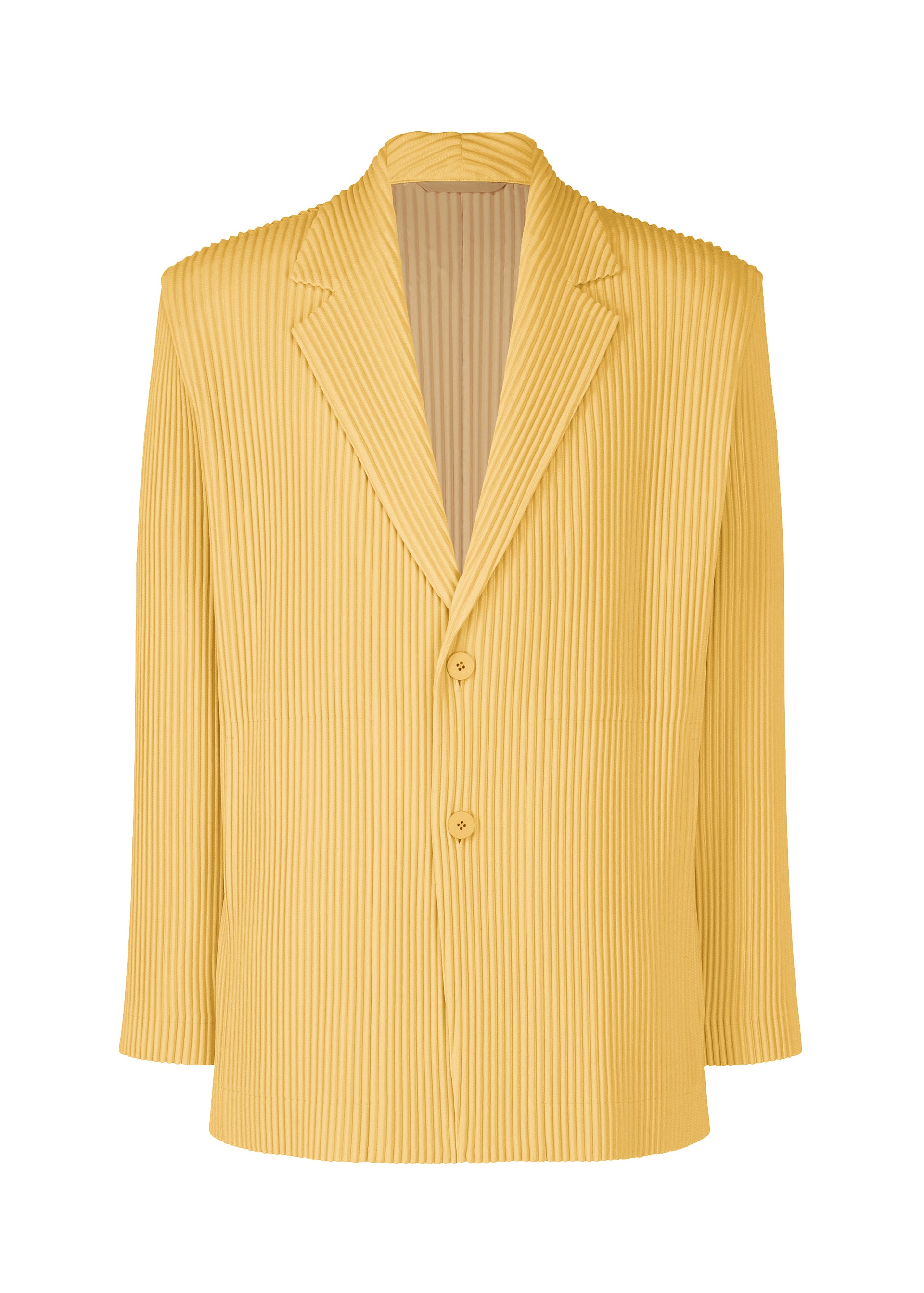 KERSEY PLEATS、メンズ_ジャケット&コート_ジャケット＆ブルゾン、イエロー