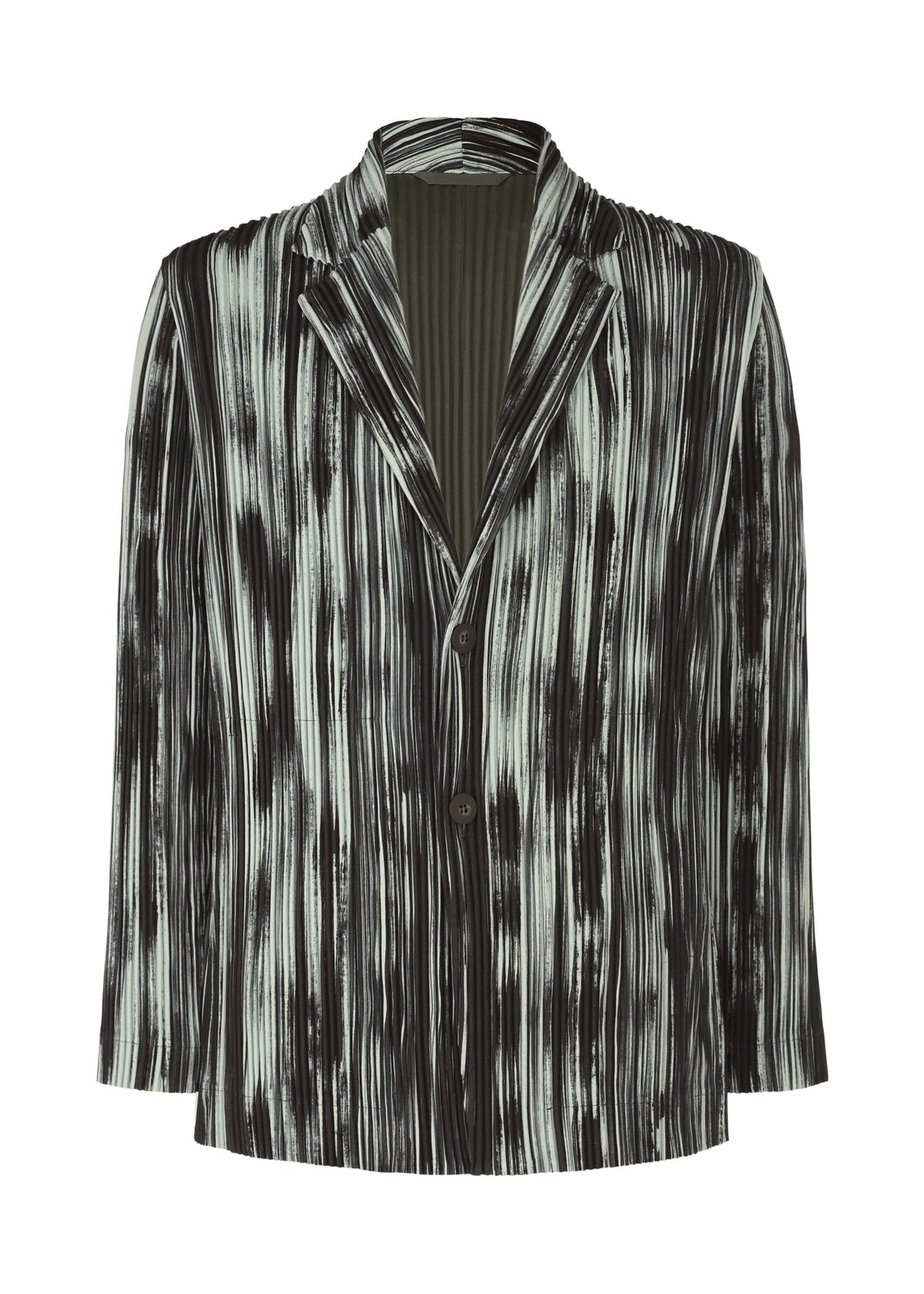 BRUSHSTROKE STRIPE、メンズ_ジャケット&コート_ジャケット＆ブルゾン、ブラック