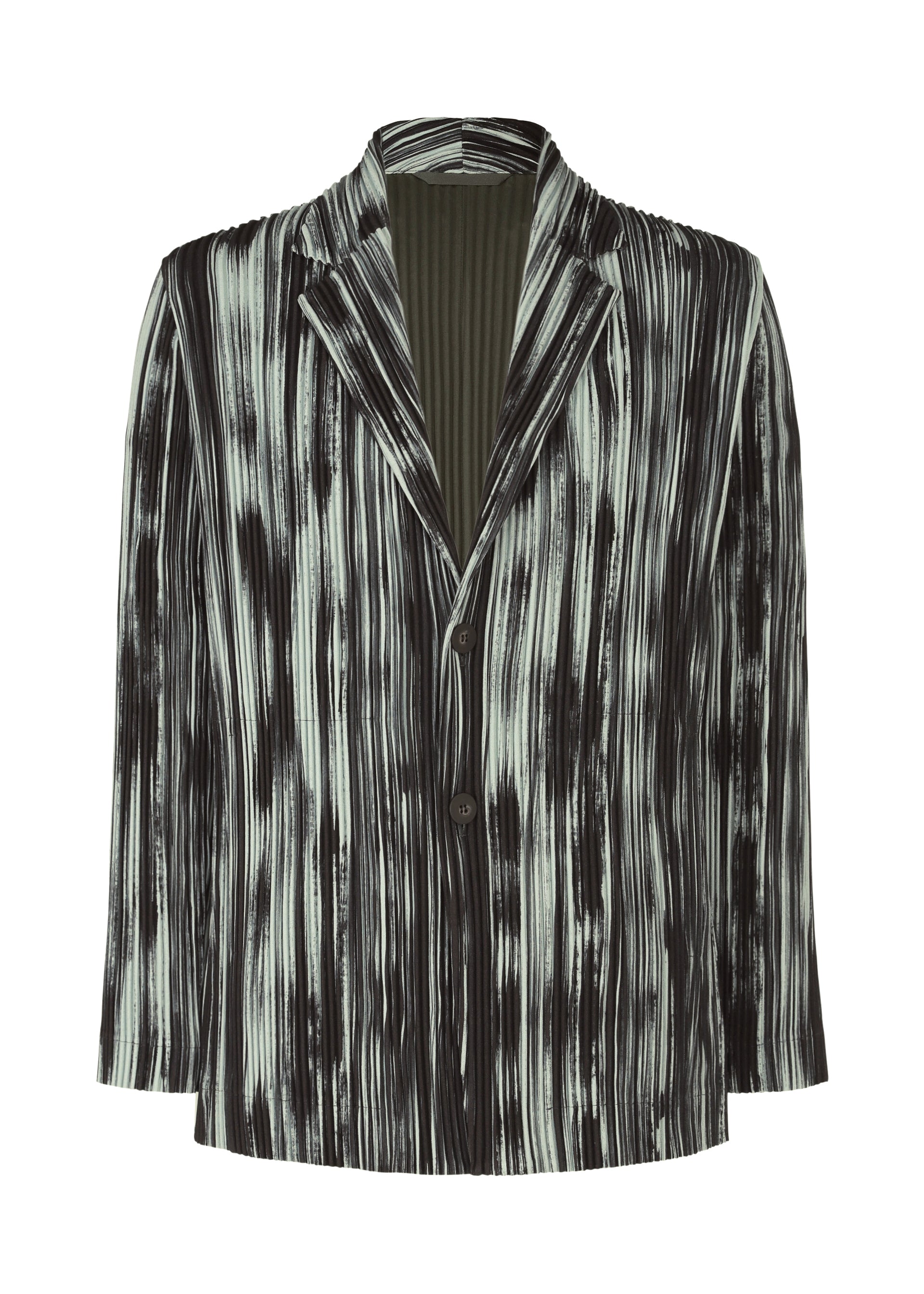 BRUSHSTROKE STRIPE、メンズ_ジャケット&コート_ジャケット＆ブルゾン、ブラック