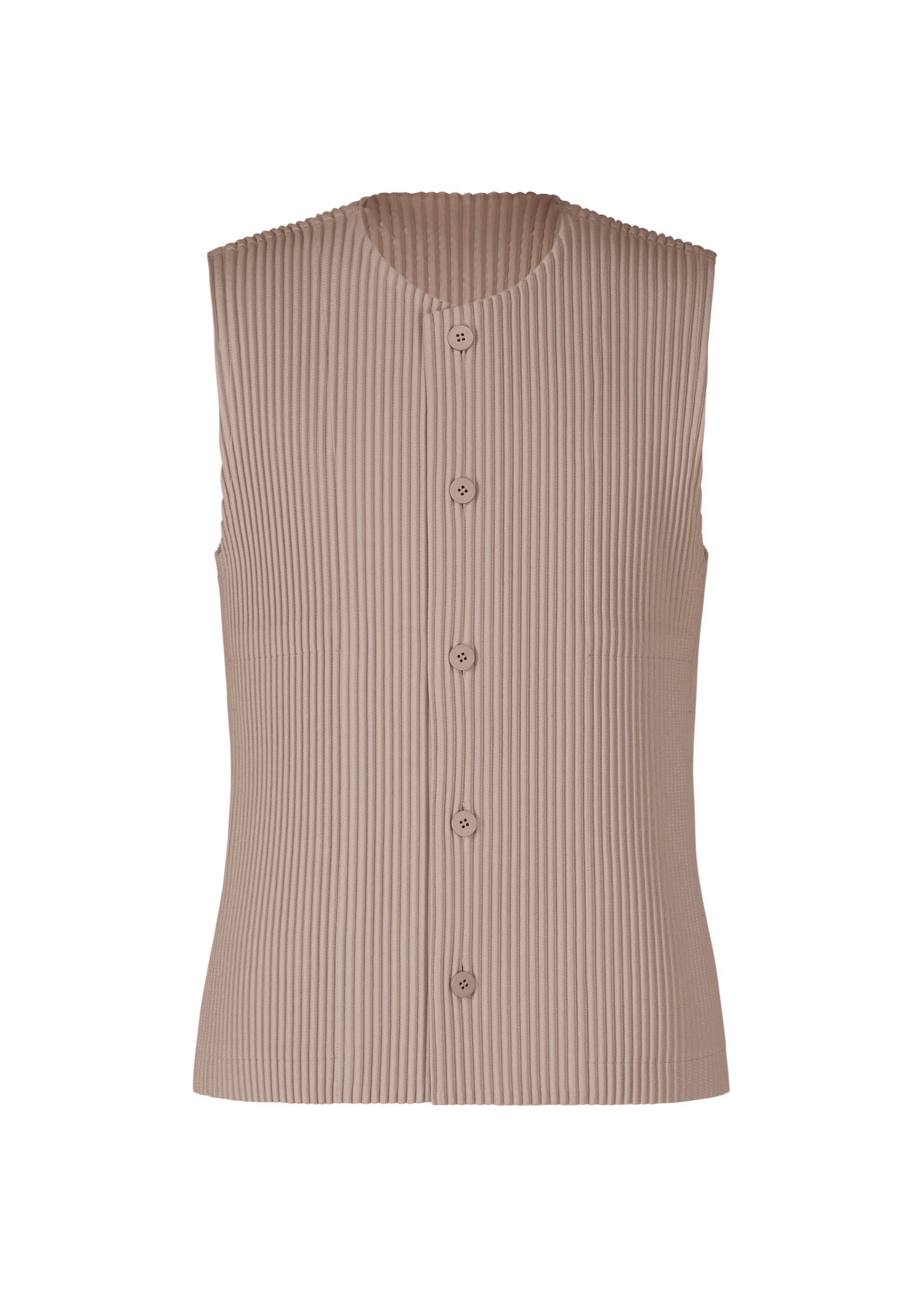 KERSEY PLEATS、メンズ_トップス_ベスト、グレー