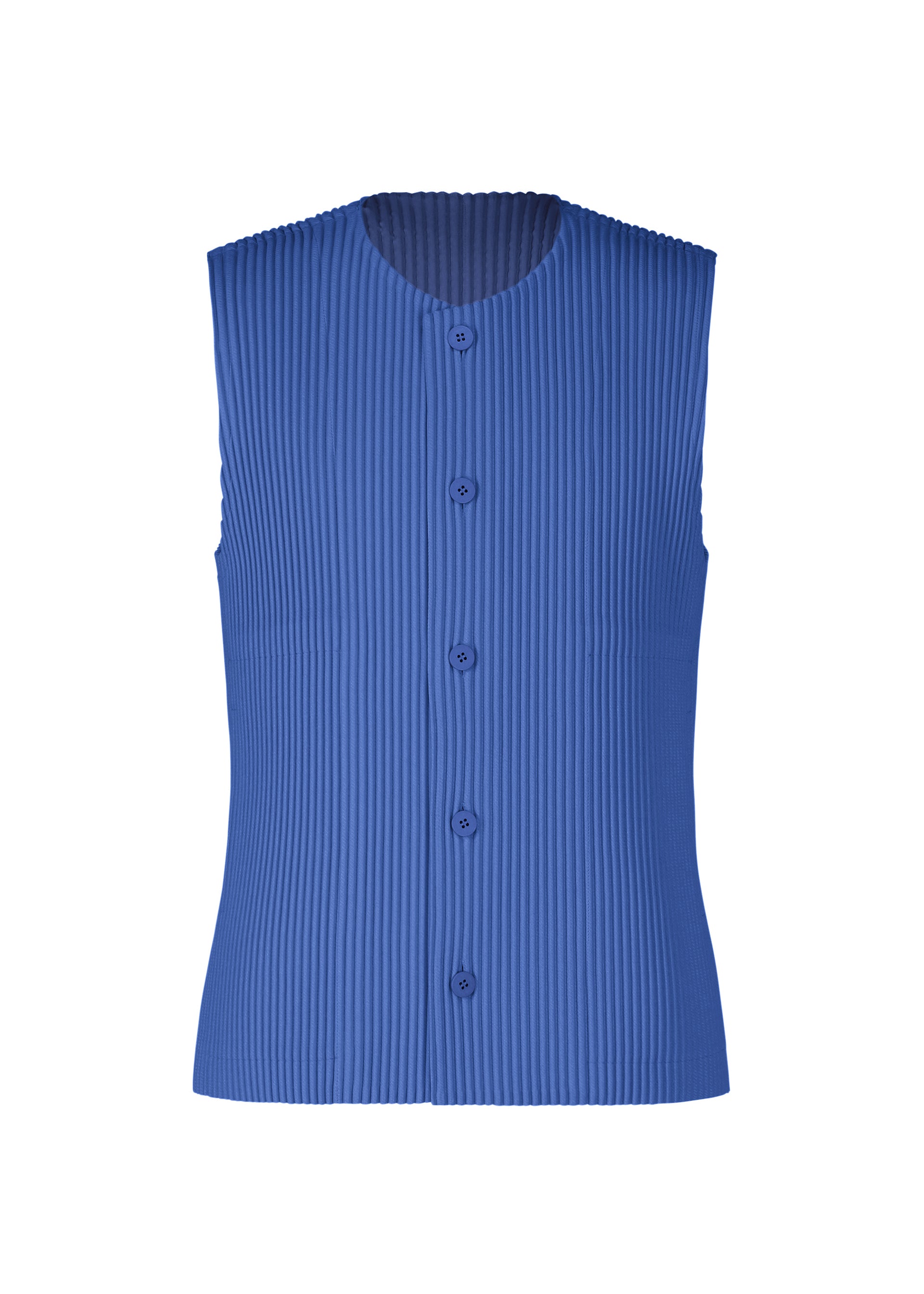 KERSEY PLEATS、メンズ_トップス_ベスト、ブルー
