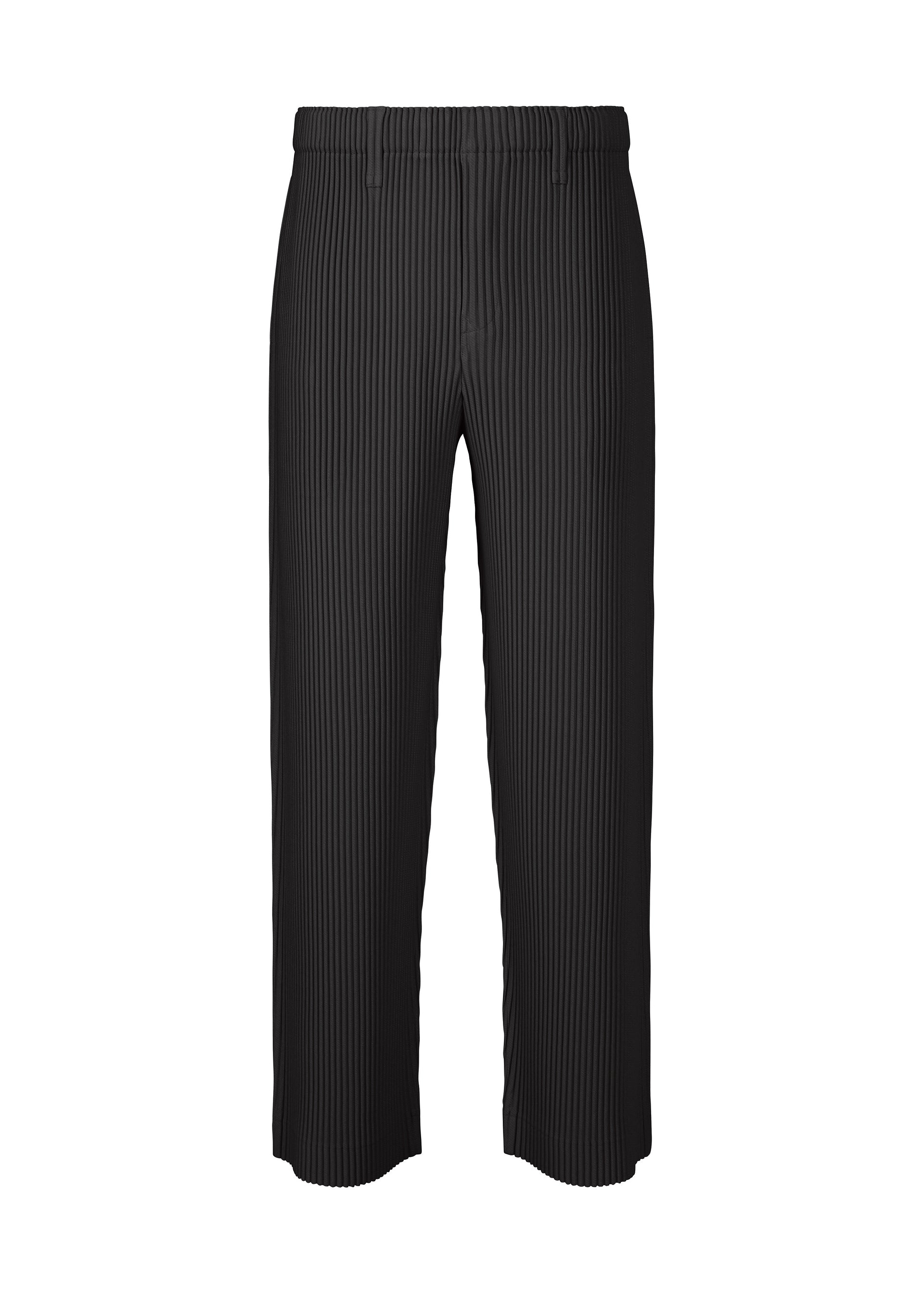 KERSEY PLEATS、メンズ_パンツ、ブラック