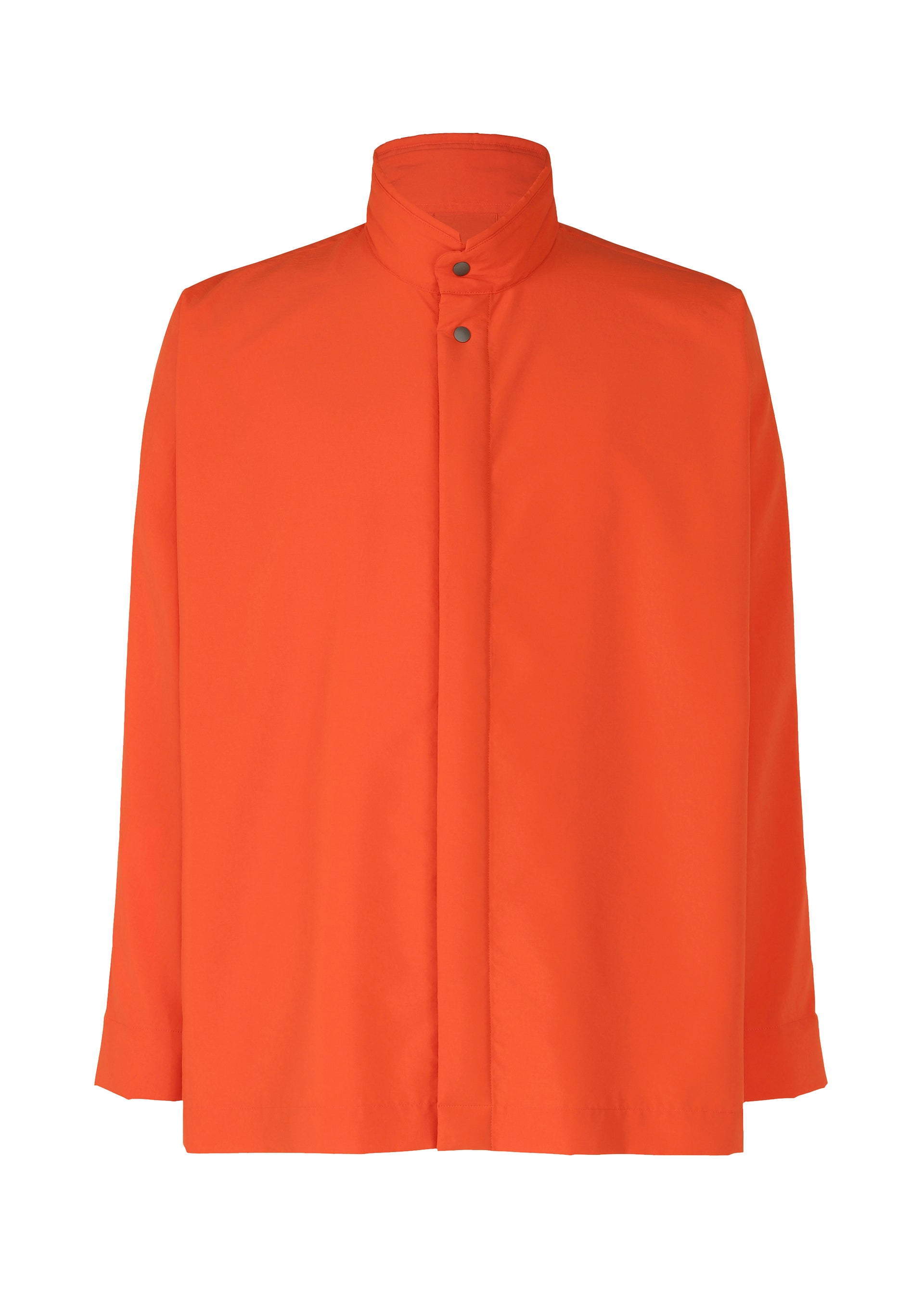PADDED RIM SHIRT、メンズ_トップス_シャツ、オレンジ