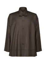 PRESS SHIRT、メンズ_トップス_シャツ、ブラウン