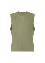 TAILORED PLEATS 2、メンズ_トップス_ベスト、グリーン