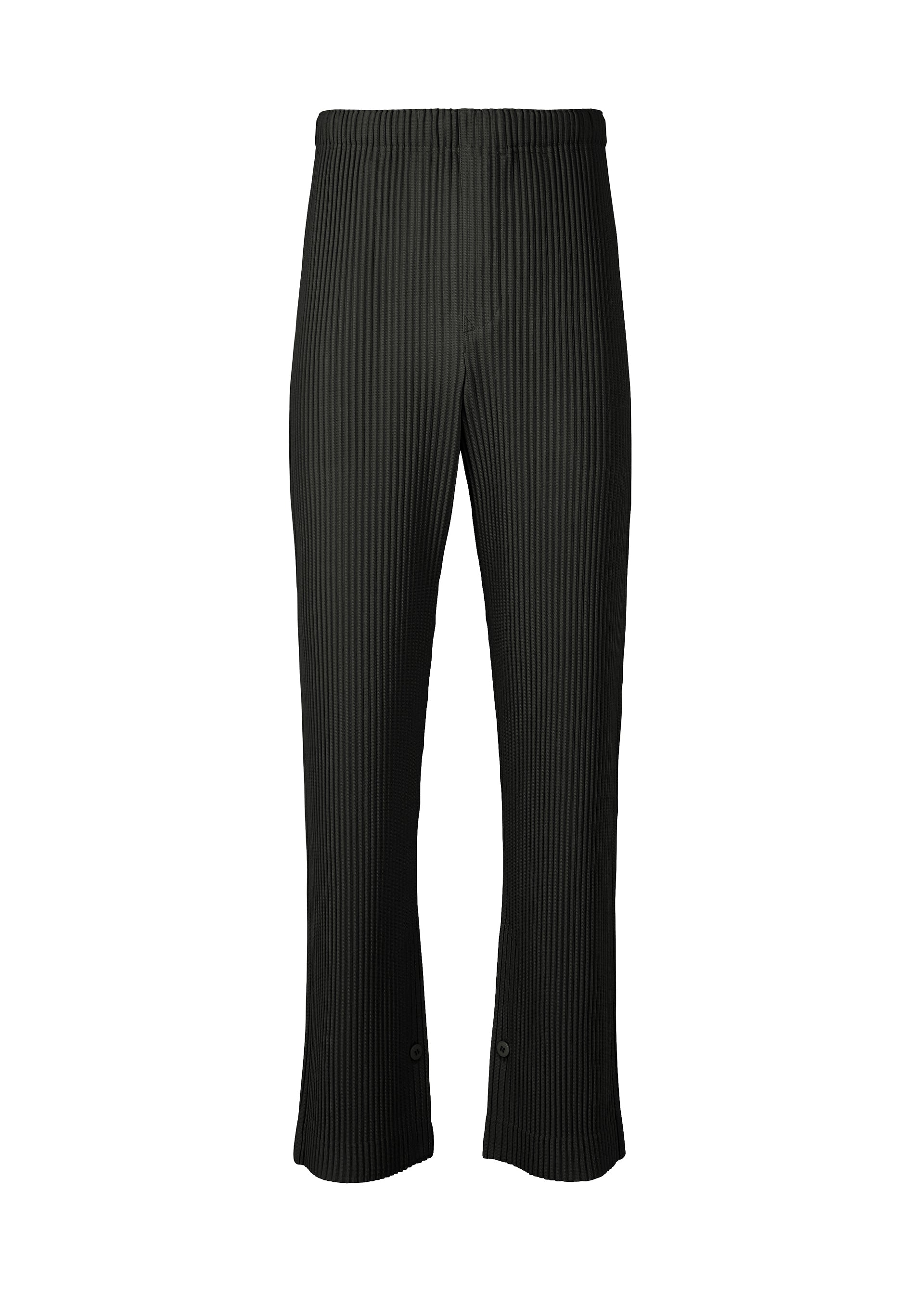 PLEATS BOTTOMS 1、メンズ_パンツ、ブラック