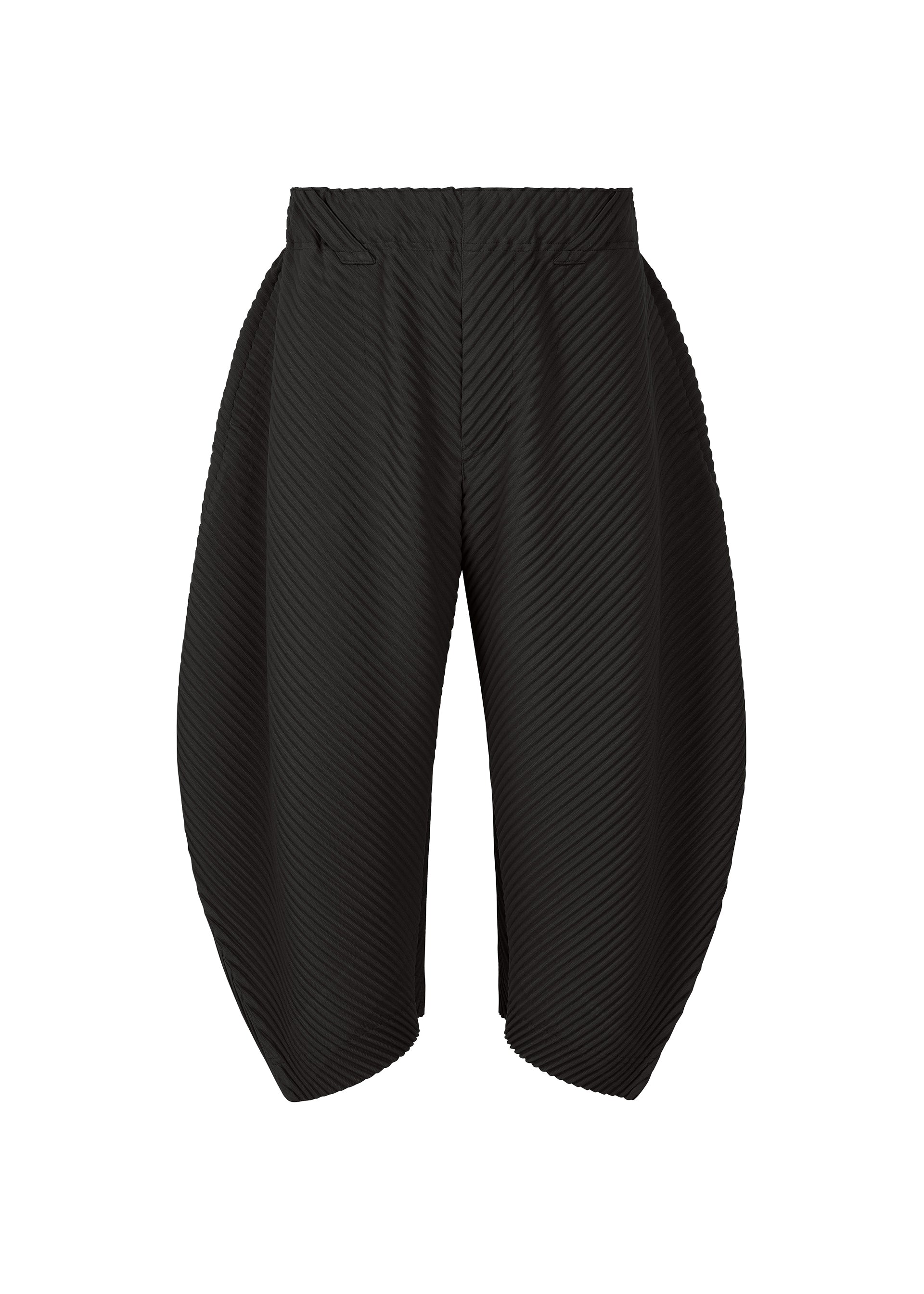 PLEATS BOTTOMS 1、メンズ_パンツ、ブラック