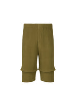 PLEATS BOTTOMS 2、メンズ_パンツ、カーキ