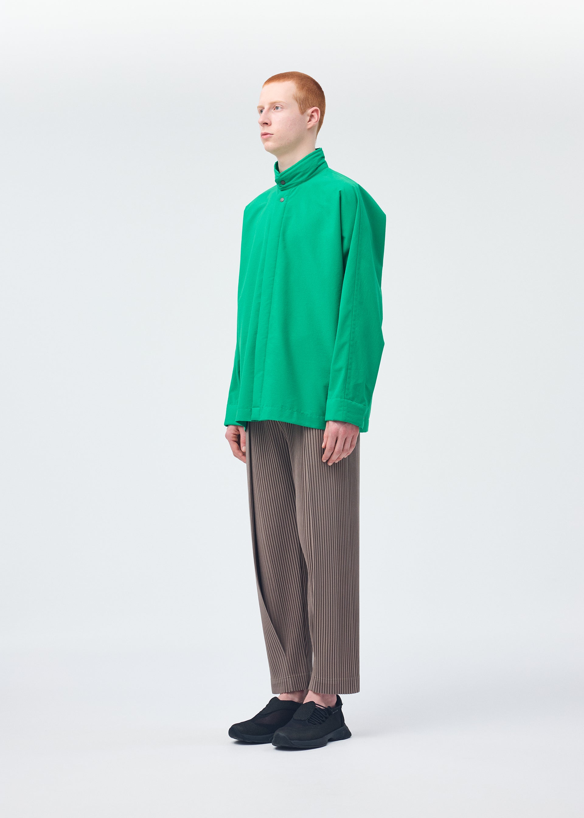 TAILORED PLEATS 1、メンズ_パンツ、着用画像2