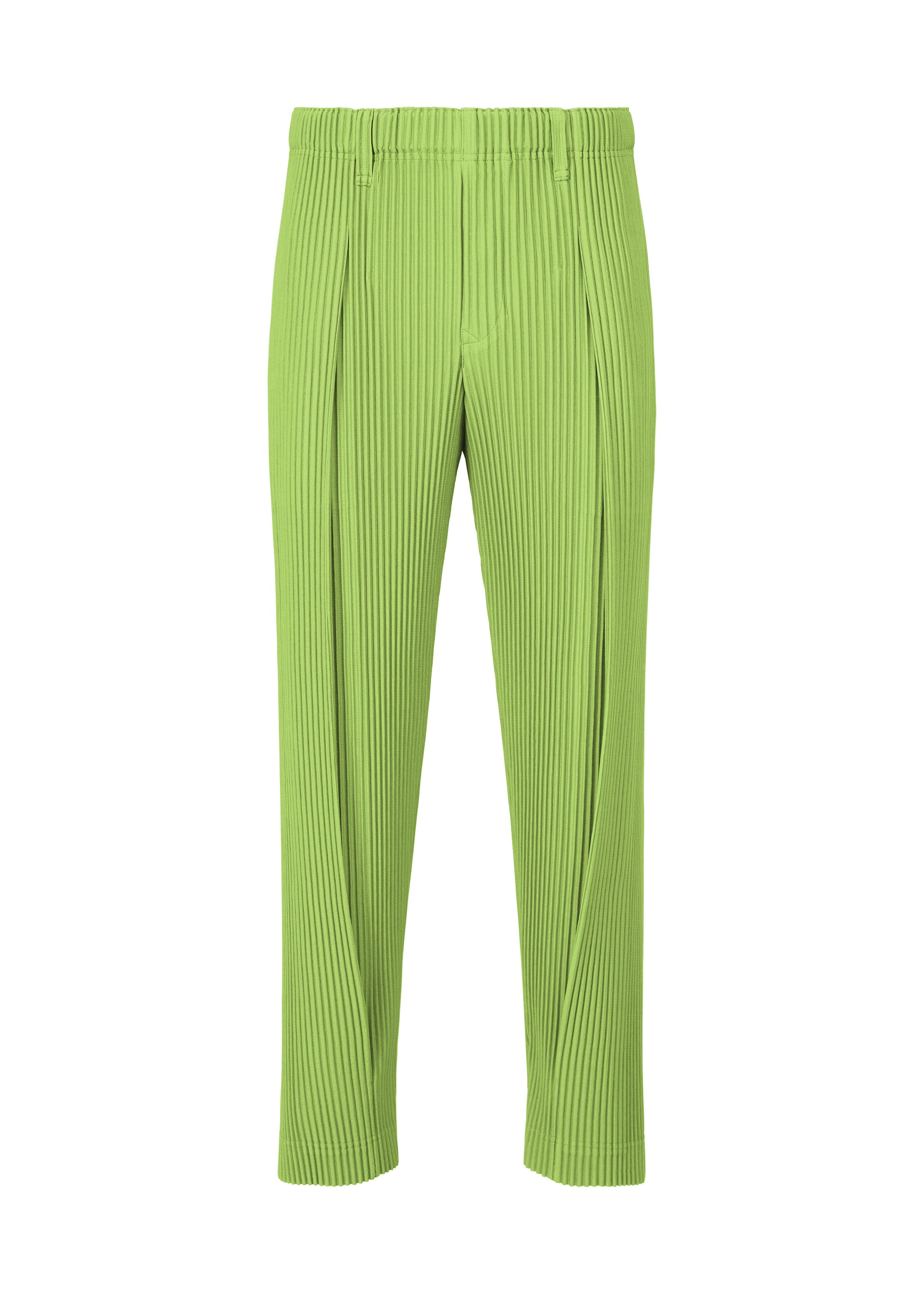 TAILORED PLEATS 1、メンズ_パンツ、グリーン