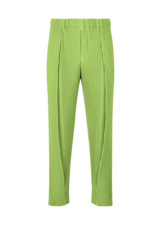 TAILORED PLEATS 1、メンズ_パンツ、グリーン