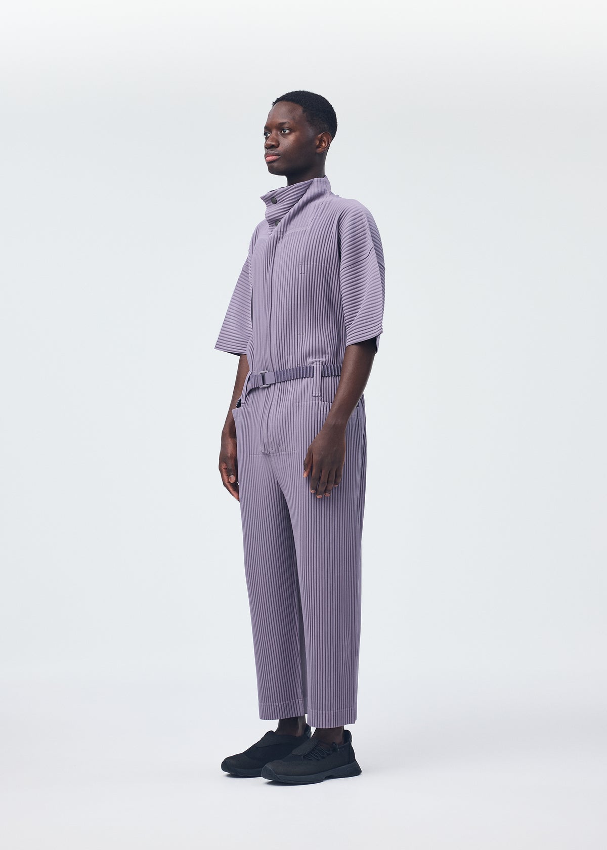 PLEATS BOTTOMS 1、メンズ_ジャンプスーツ、着用画像2