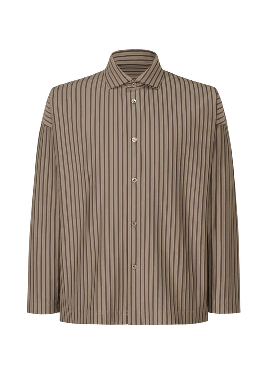 STRIPE JERSEY SHIRT、メンズ_トップス_シャツ、グレー