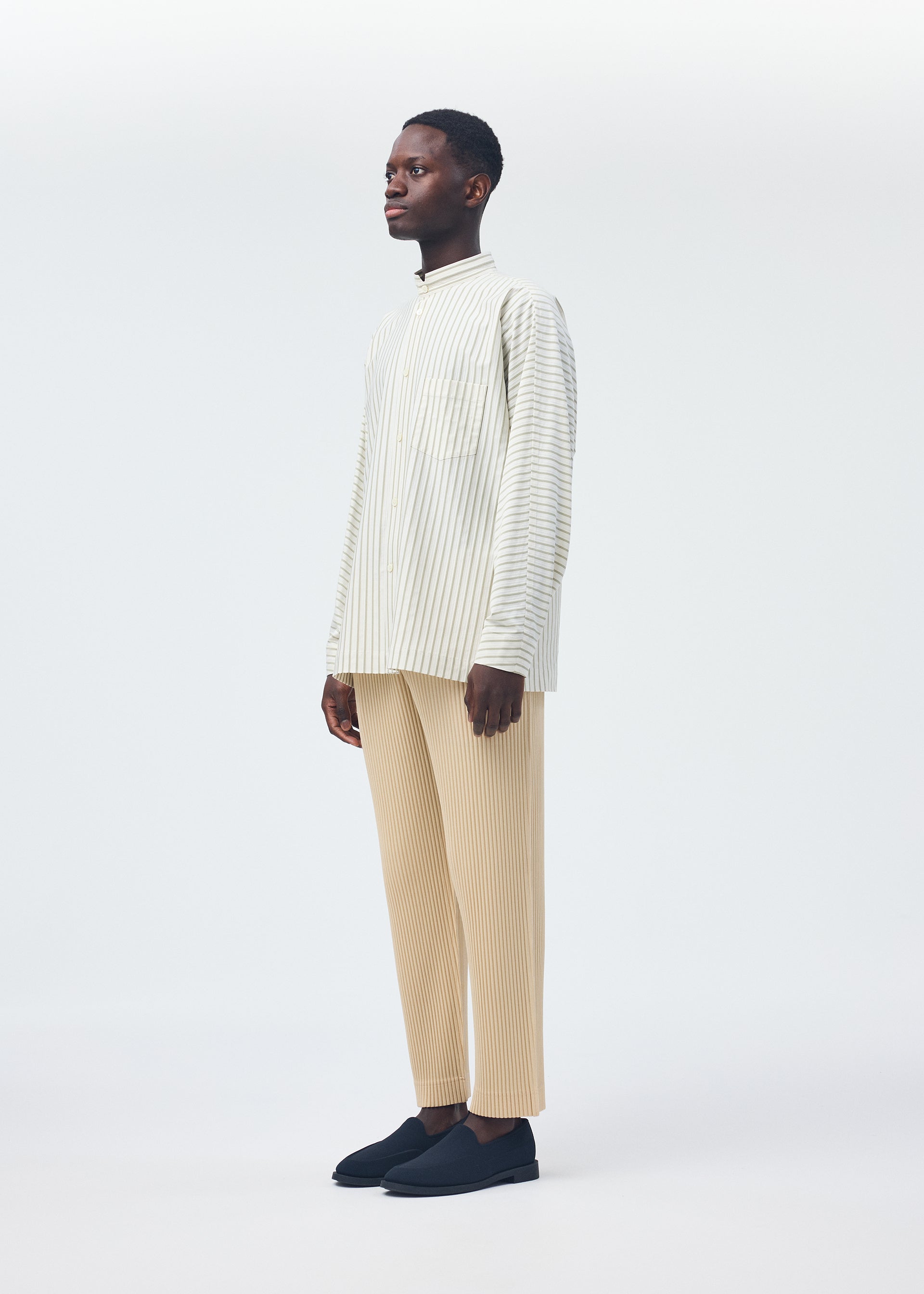 STRIPE JERSEY SHIRT、メンズ_トップス_シャツ、着用画像2