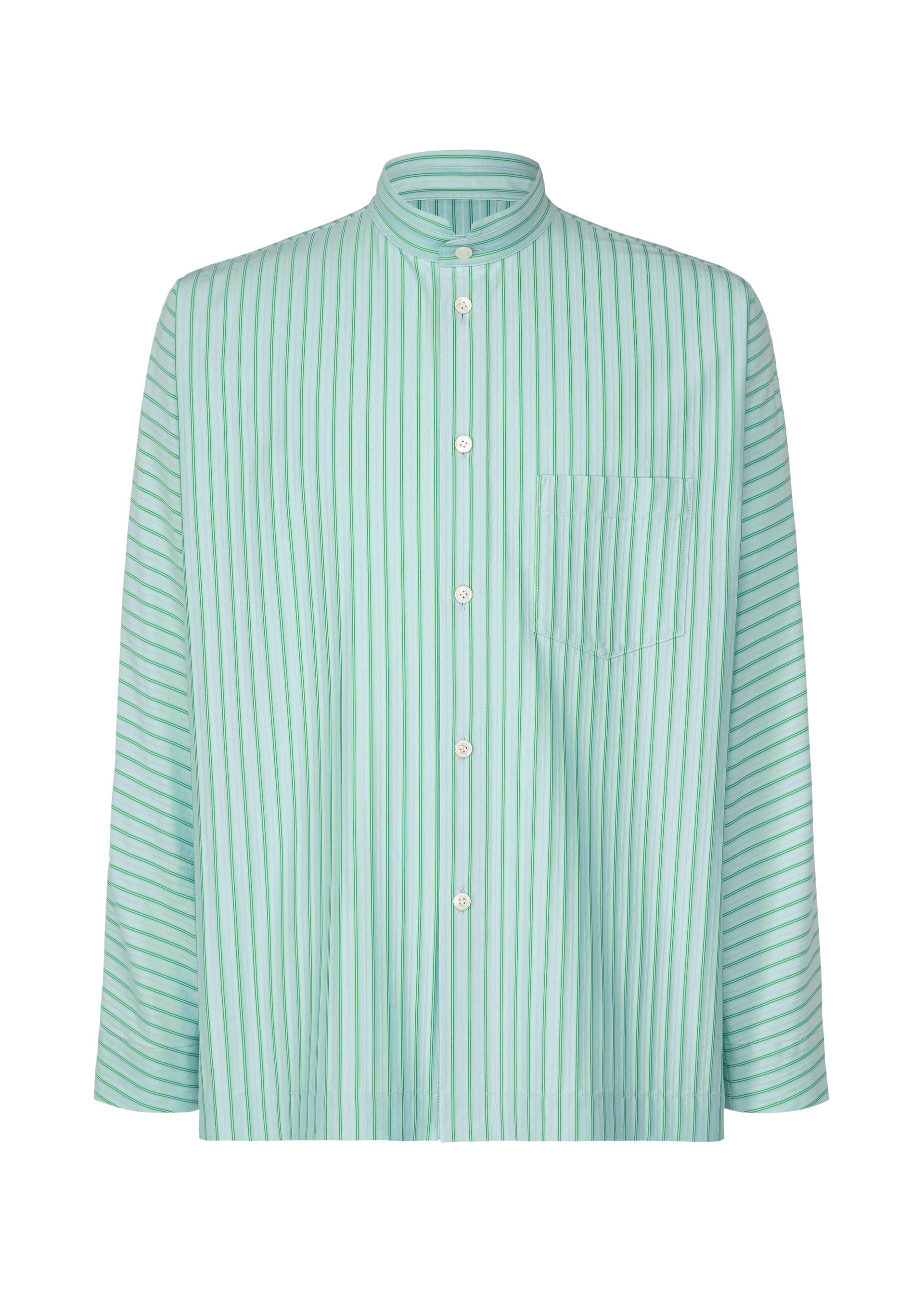 STRIPE JERSEY SHIRT、メンズ_トップス_シャツ、ブルー