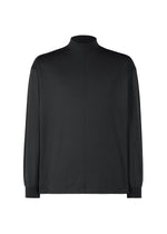 Black Turtleneck Top、メンズ_トップス_トップ、ブラック