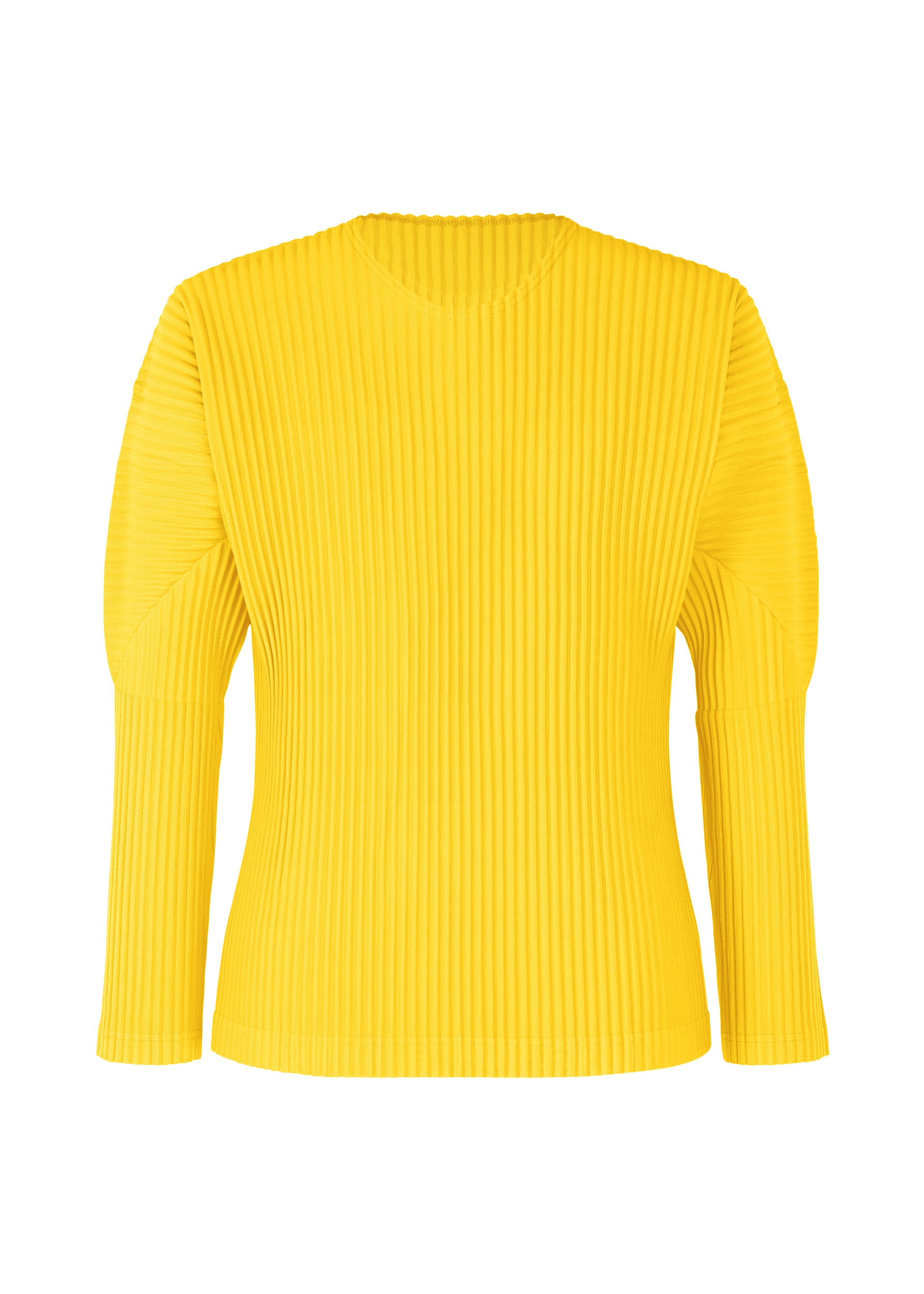 COLOR PLEATS、メンズ_トップス_トップ、イエロー