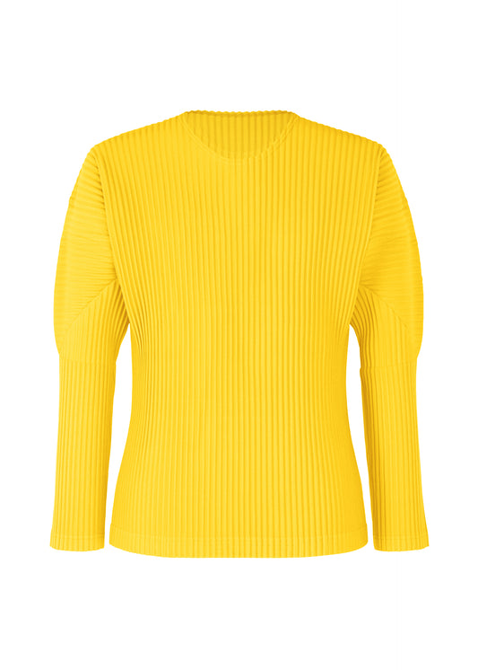 COLOR PLEATS、メンズ_トップス_トップ、イエロー