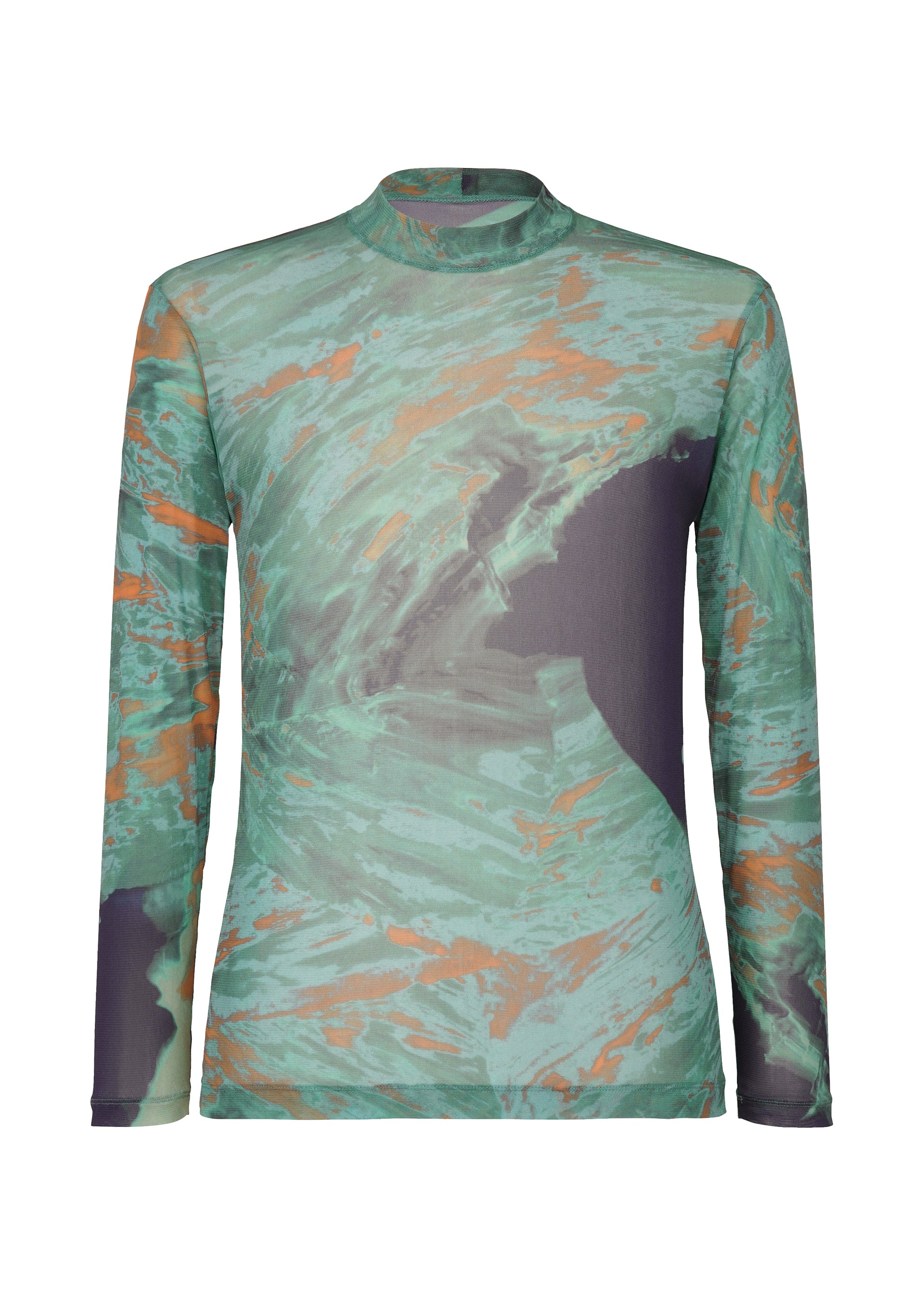AGATE SHEER、メンズ_トップス_トップ、グリーン