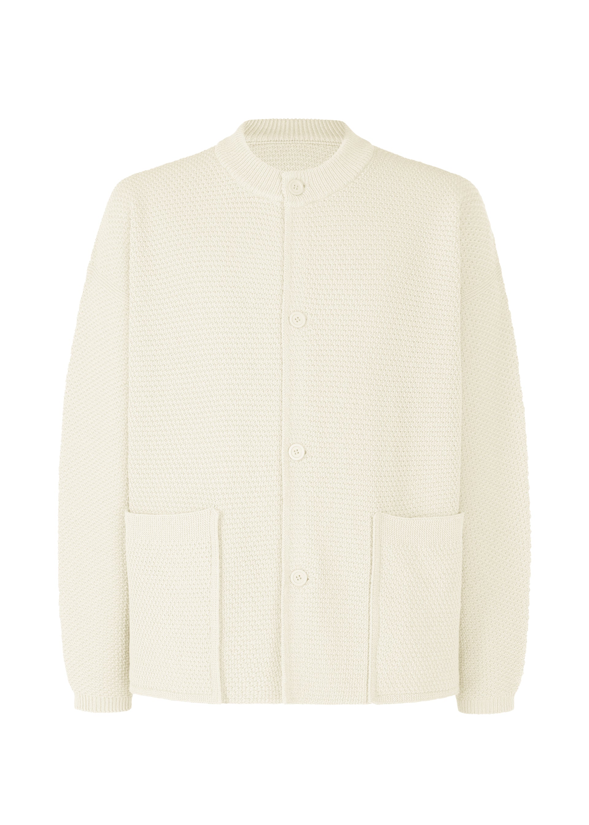 RUSTIC KNIT、メンズ_ニット、ホワイト