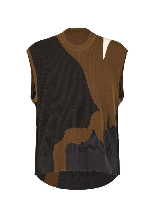 AGATE KNIT、メンズ_ニット、ブラウン