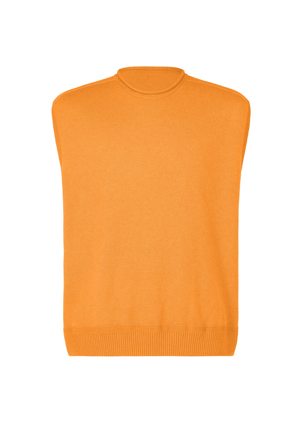 HP CASHMERE、メンズ_ニット、オレンジ