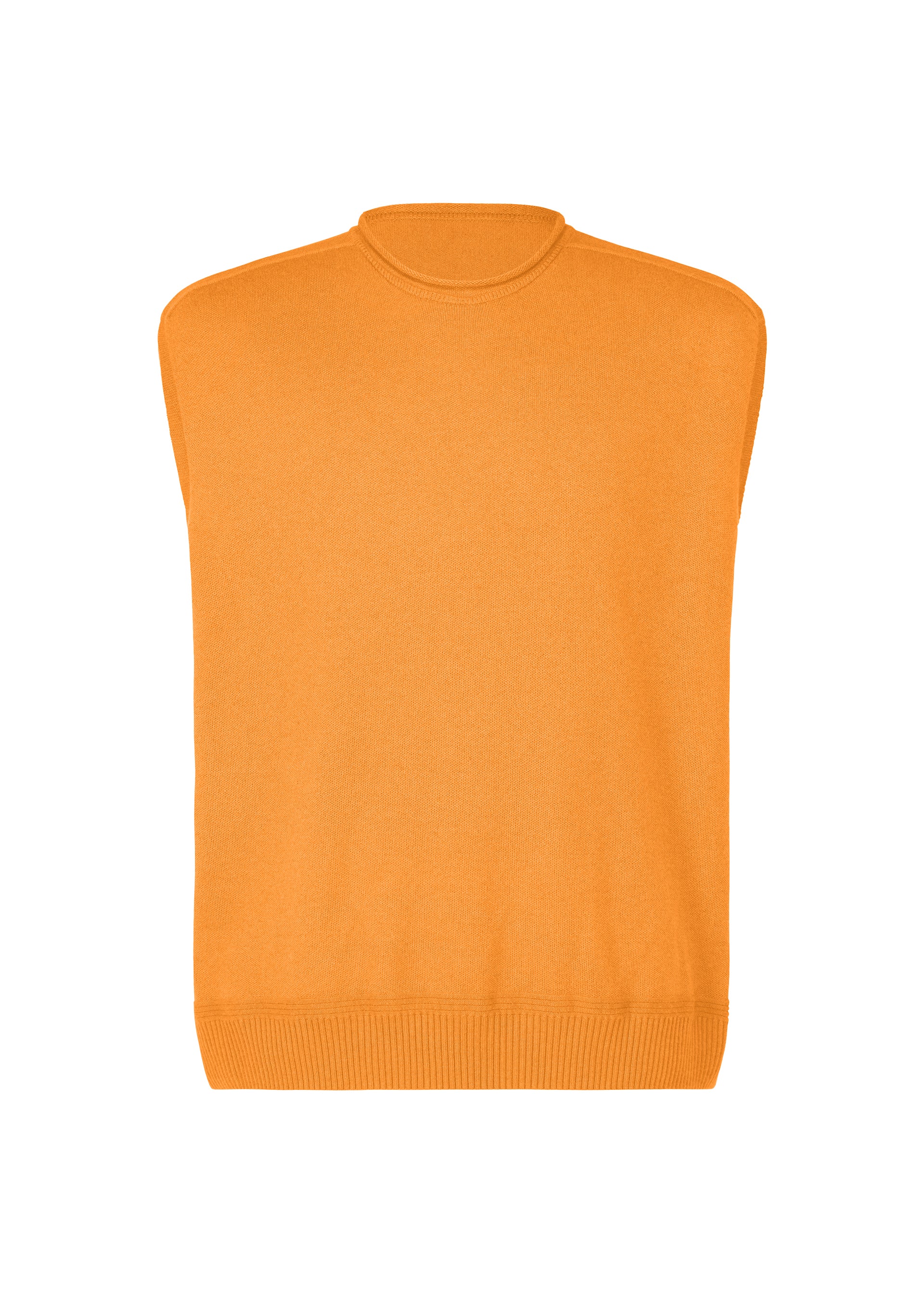 HP CASHMERE、メンズ_ニット、オレンジ