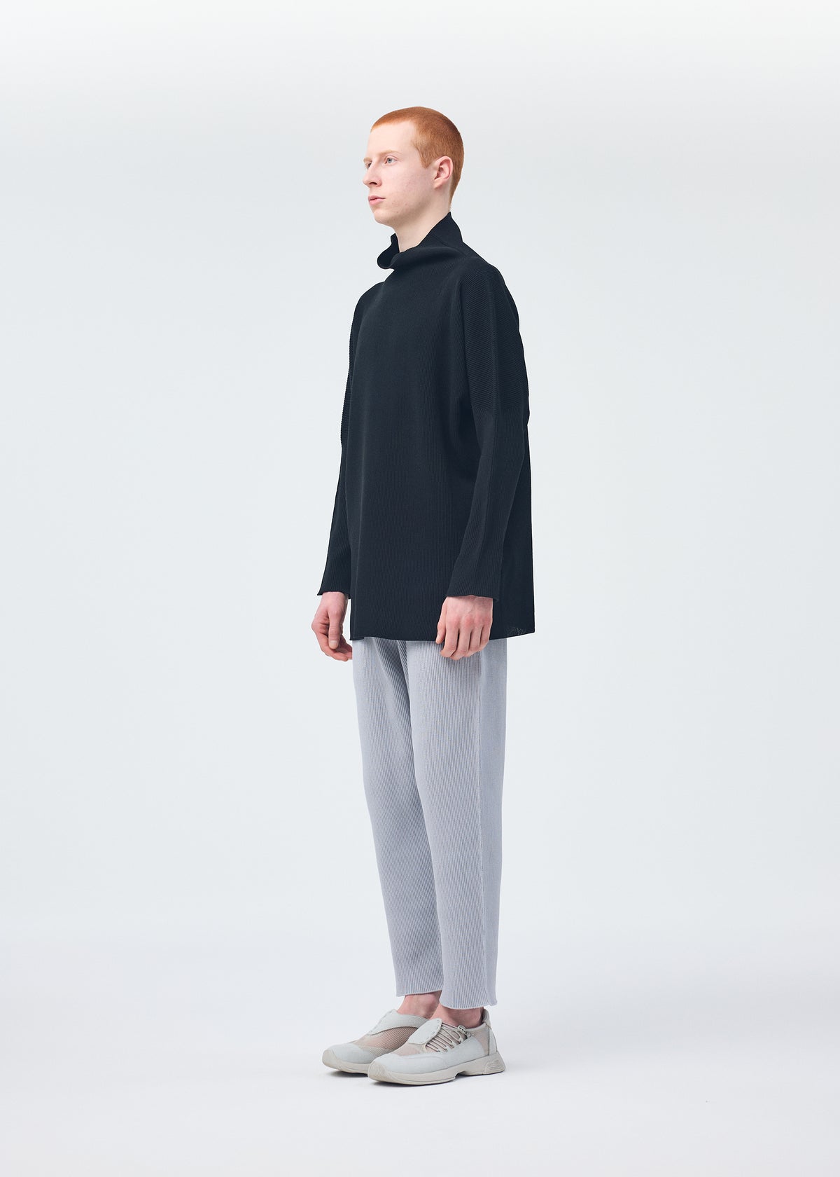 BASIC KNIT、メンズ_ニット、着用画像2