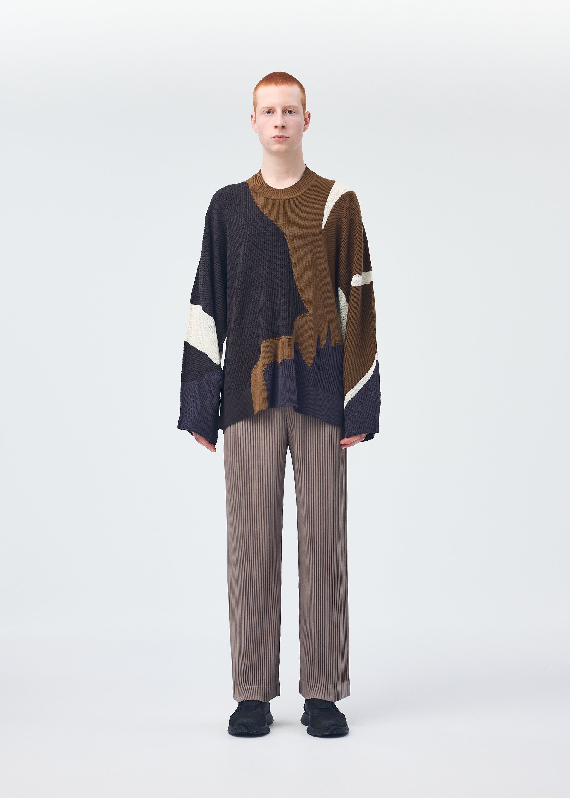 AGATE KNIT、メンズ_ニット、着用画像1