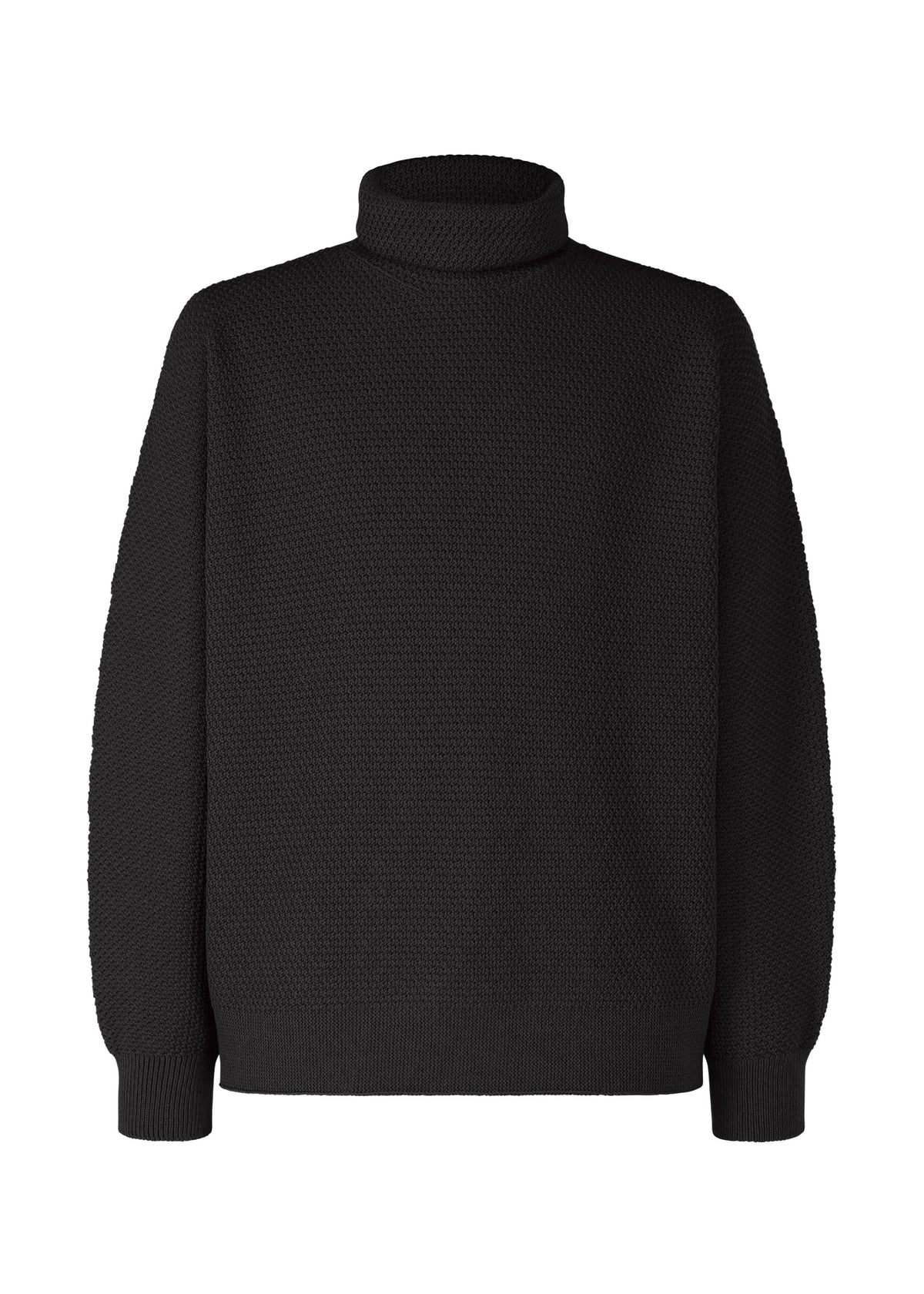 RUSTIC KNIT、メンズ_ニット、ブラック