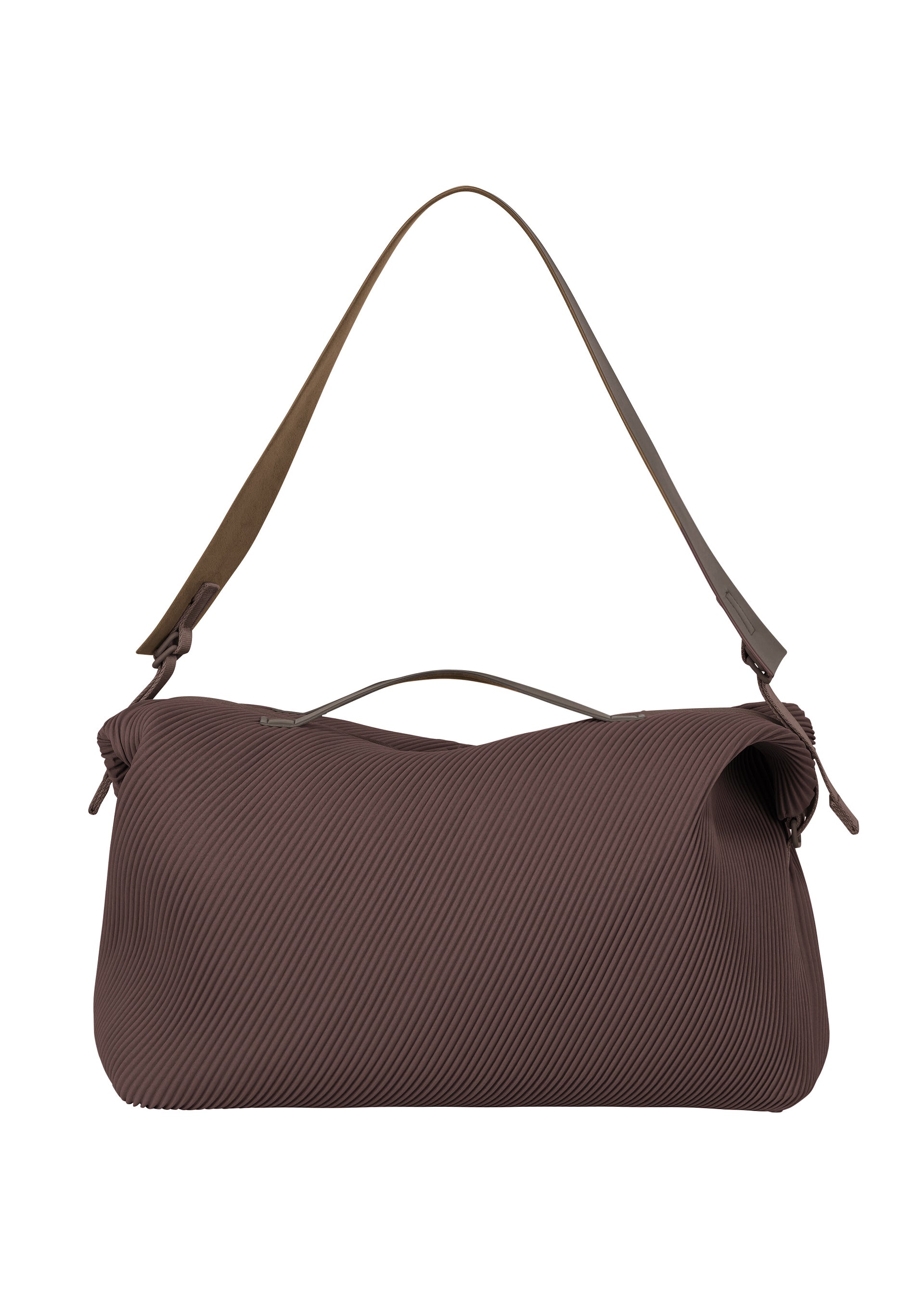 PLEATS TRAVEL BAG、バッグ&財布_ショルダーバッグ、ブラック