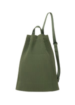 DRAWSTRING PLEATS BAG、バッグ&財布_ショルダーバッグ、カーキ
