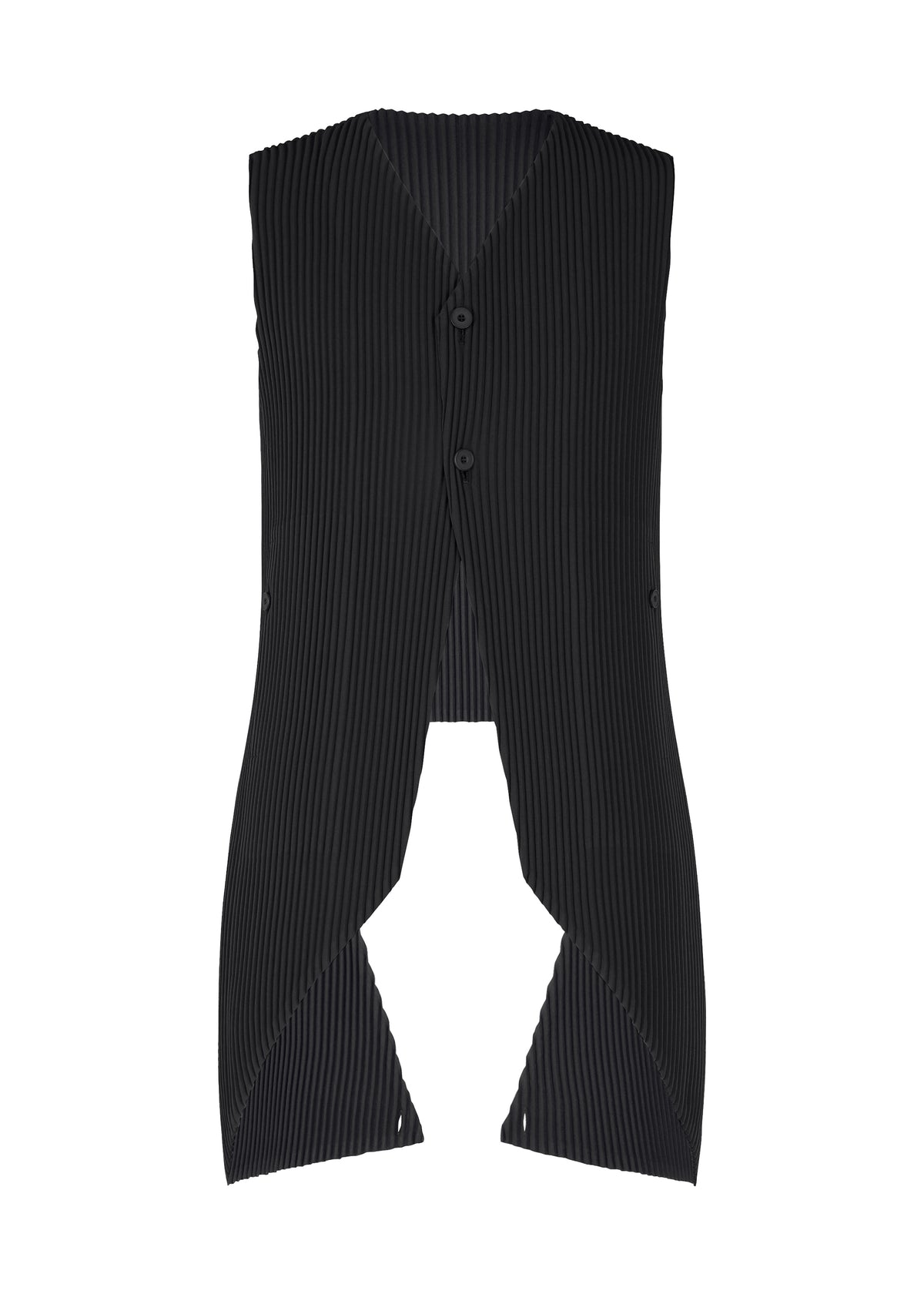 TUXEDO PLEATS、メンズ_トップス_ベスト、ブラック