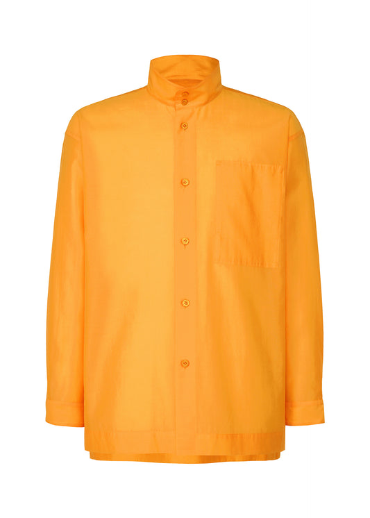 CRYSTALLINE WOOL BLEND、メンズ_トップス_シャツ、オレンジ