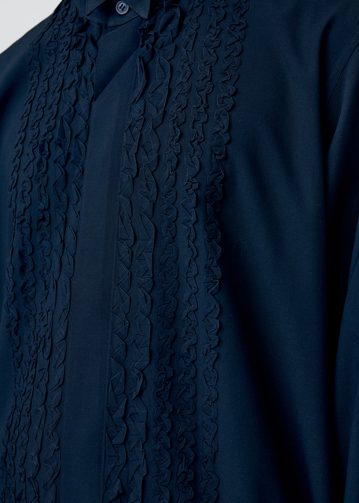 EMBROIDERY PRESS SHIRT、メンズ_トップス_シャツ、着用画像3