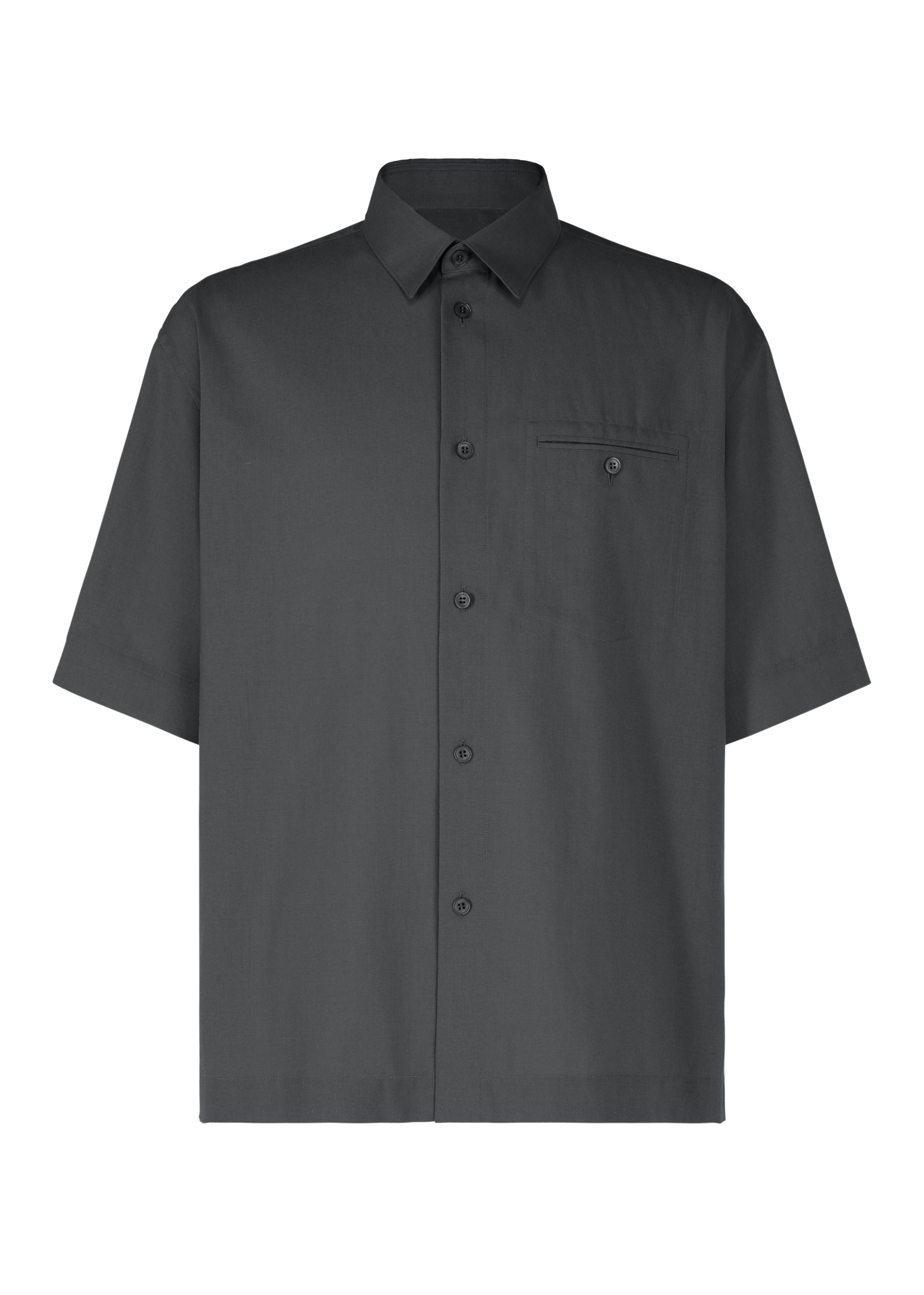 ISSEY MIYAKE グレー 半袖シャツ PL RAMIE SHIRT – isseymiyake.com