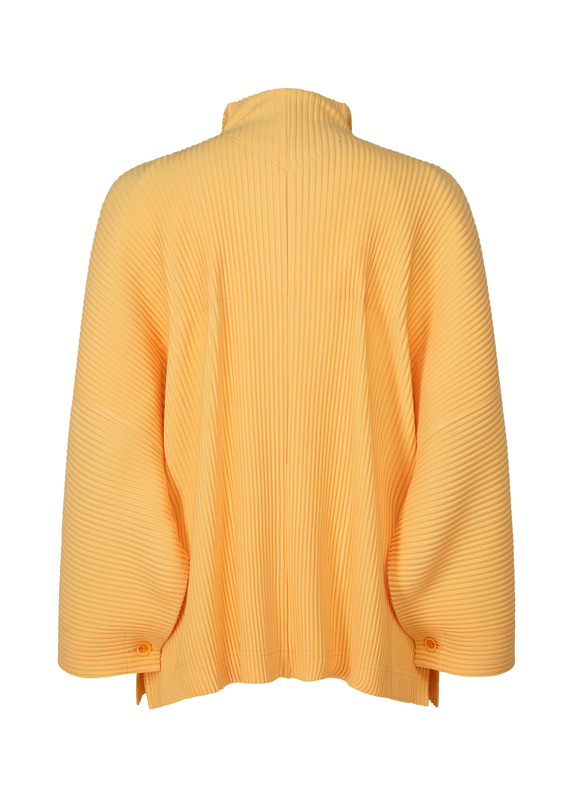 専用　MADISONBLUE  KNIT PLEATS PONCHO イエロー Yellow Pleated Shawl by Issey Miyake - Shawls, Scarfs & Collars