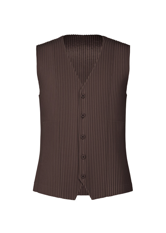 TAILORED PLEATS 2、メンズ_トップス_ベスト、ブラック