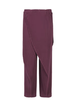 PLEATS BOTTOMS 1、メンズ_パンツ、パープル
