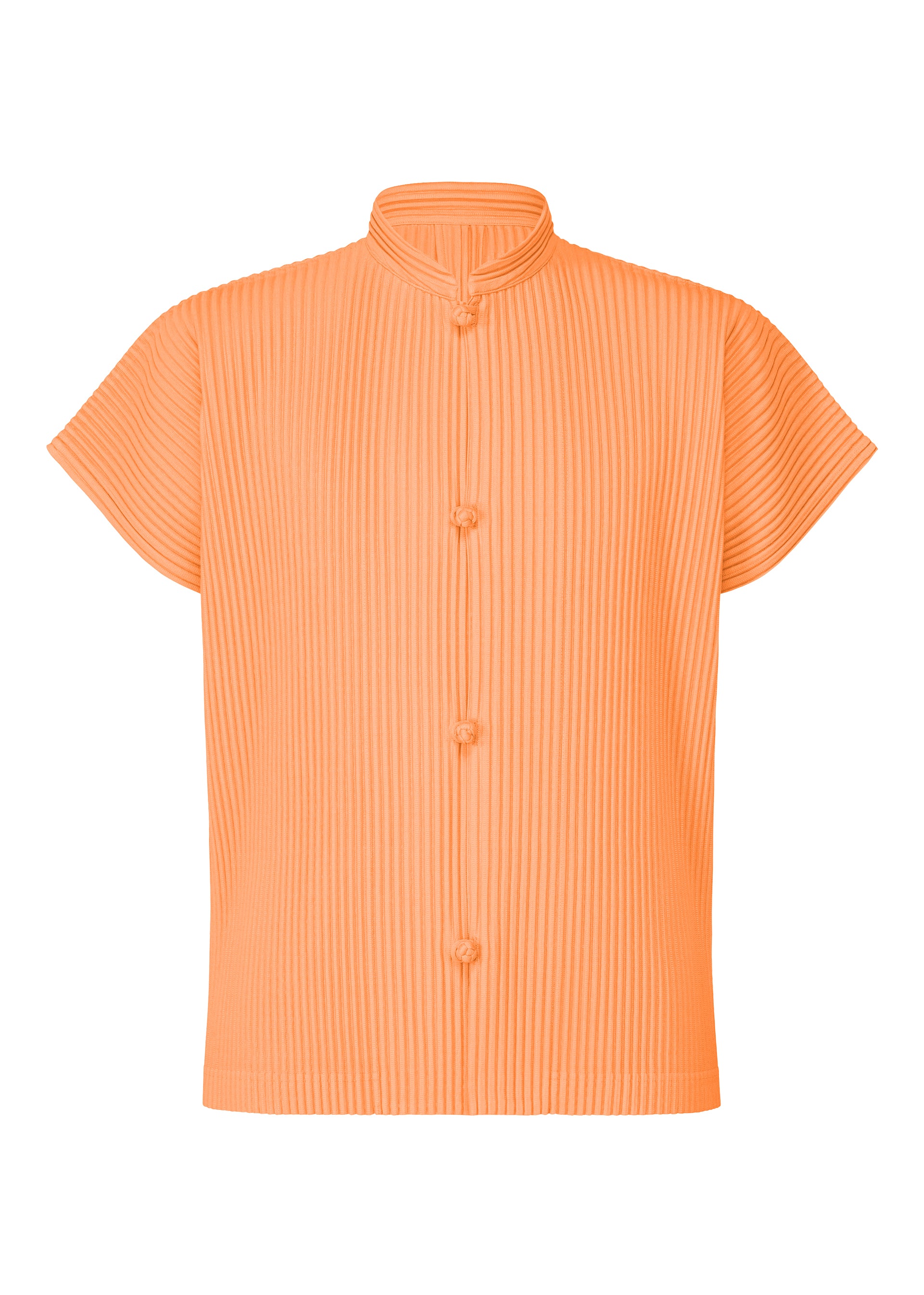 ISSEY MIYAKE a-poc オレンジ 半袖Tシャツ ISSEY MIYAKE（イッセイミヤケ） #spc ISSEYMIYAKE Tシャツ 半袖 無地