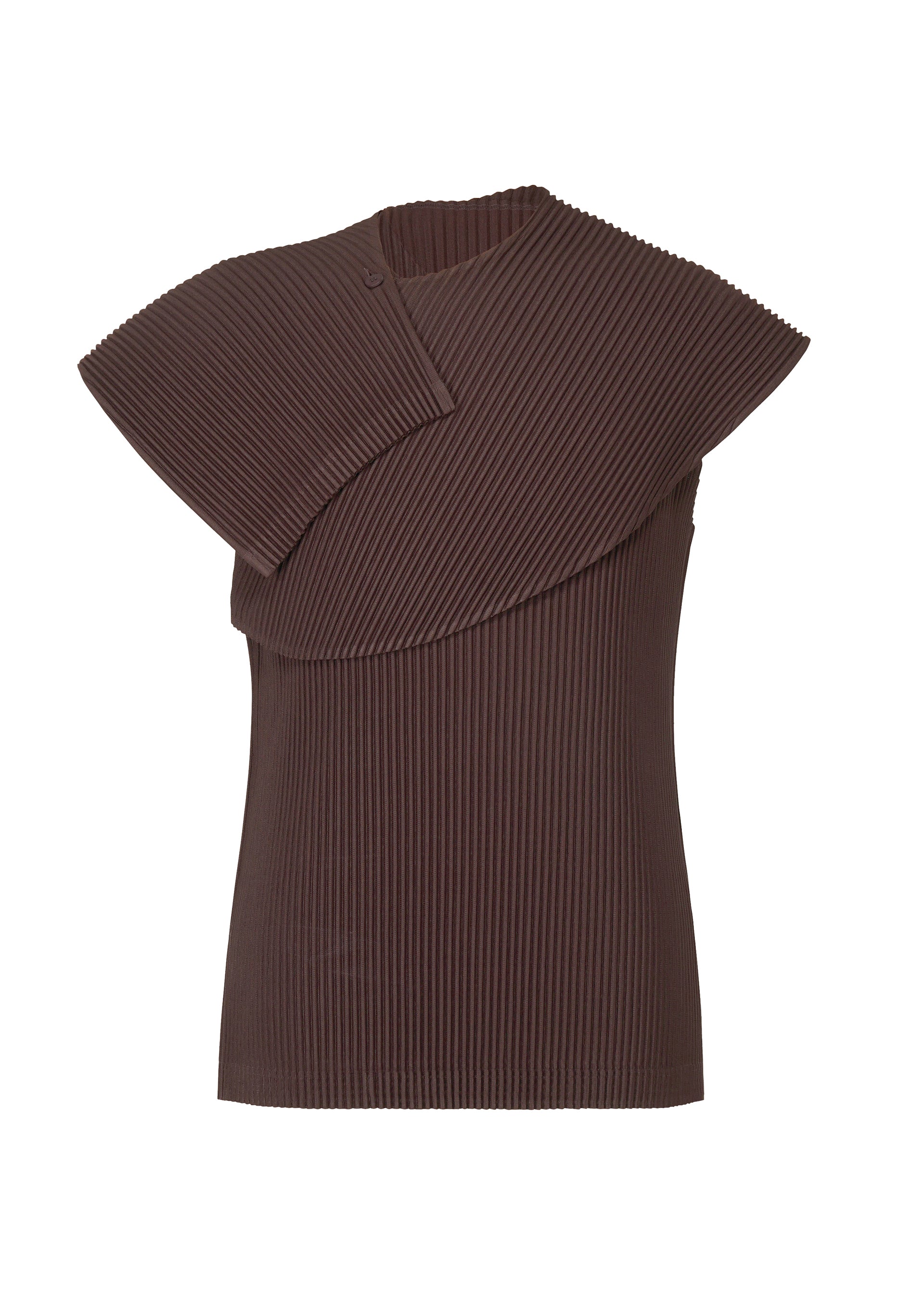 ISSEY MIYAKE　イッセイミヤケ　ブラウン系六角形パターン半袖ニット MONTHLY COLORS : JANUARY – isseymiyake.com