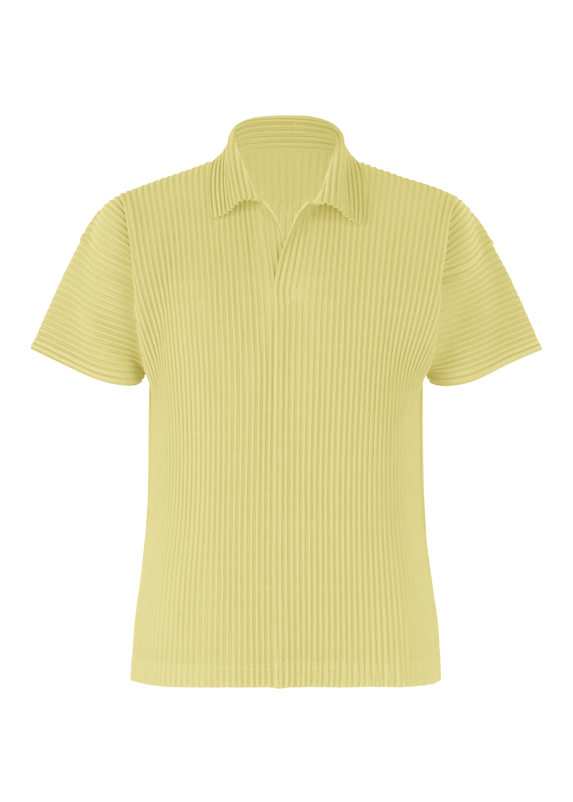 Me by ISSEY MIYAKE ポロ襟付きTシャツ　圧縮プリーツ COLOR PLEATS 2 – isseymiyake.com