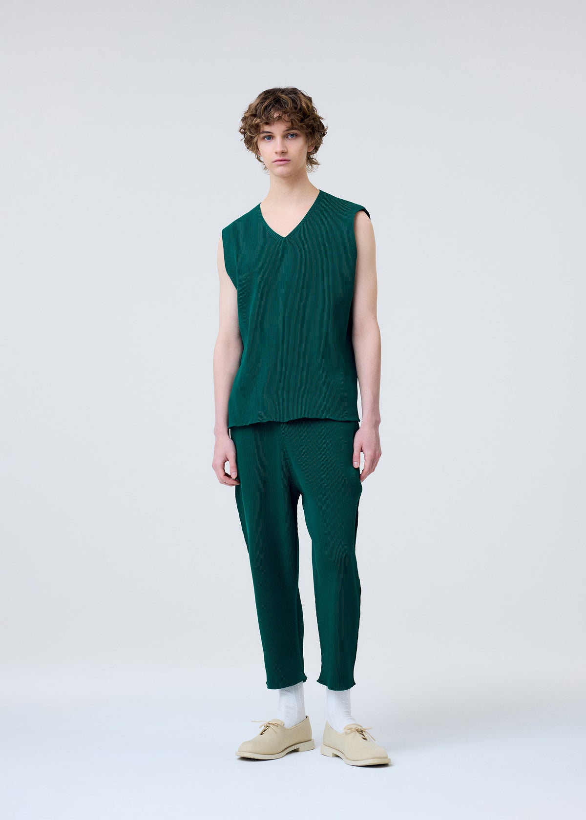 BASIC KNIT、メンズ_ニット、着用画像1