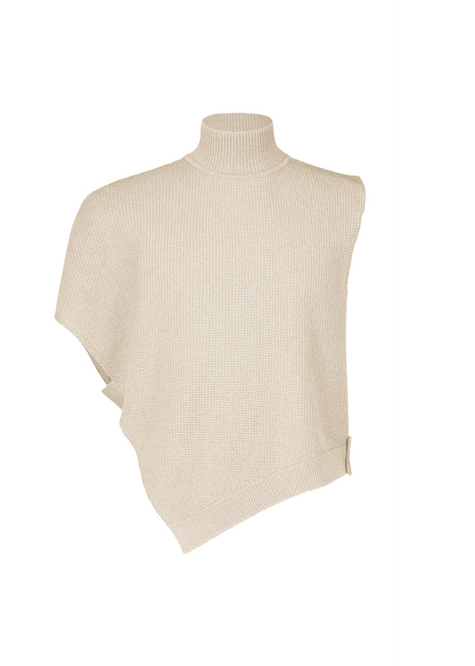 WAFER KNIT、メンズ_ニット、ベージュ
