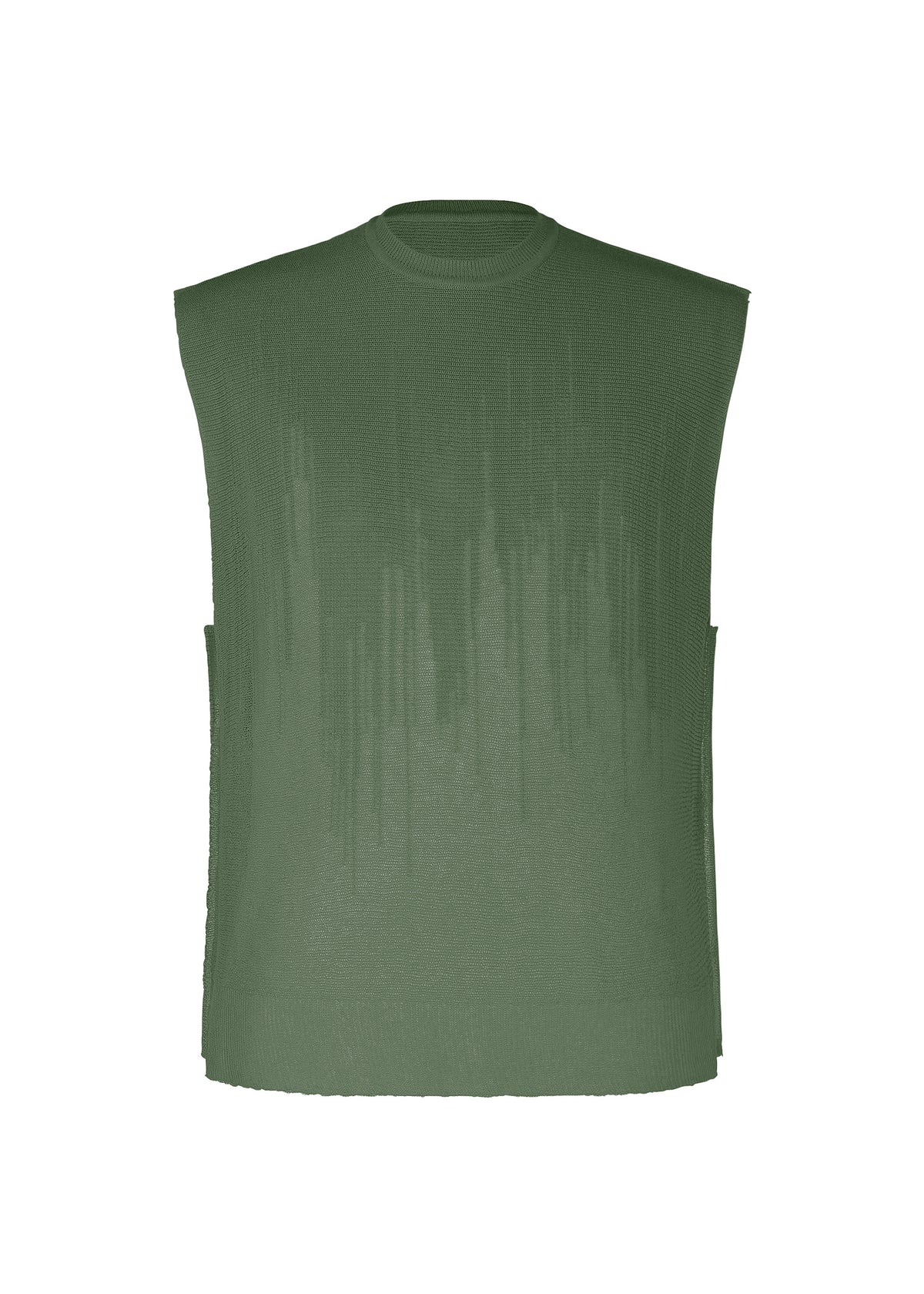 BRUSH CLOSE-UP KNIT、メンズ_ニット、グリーン