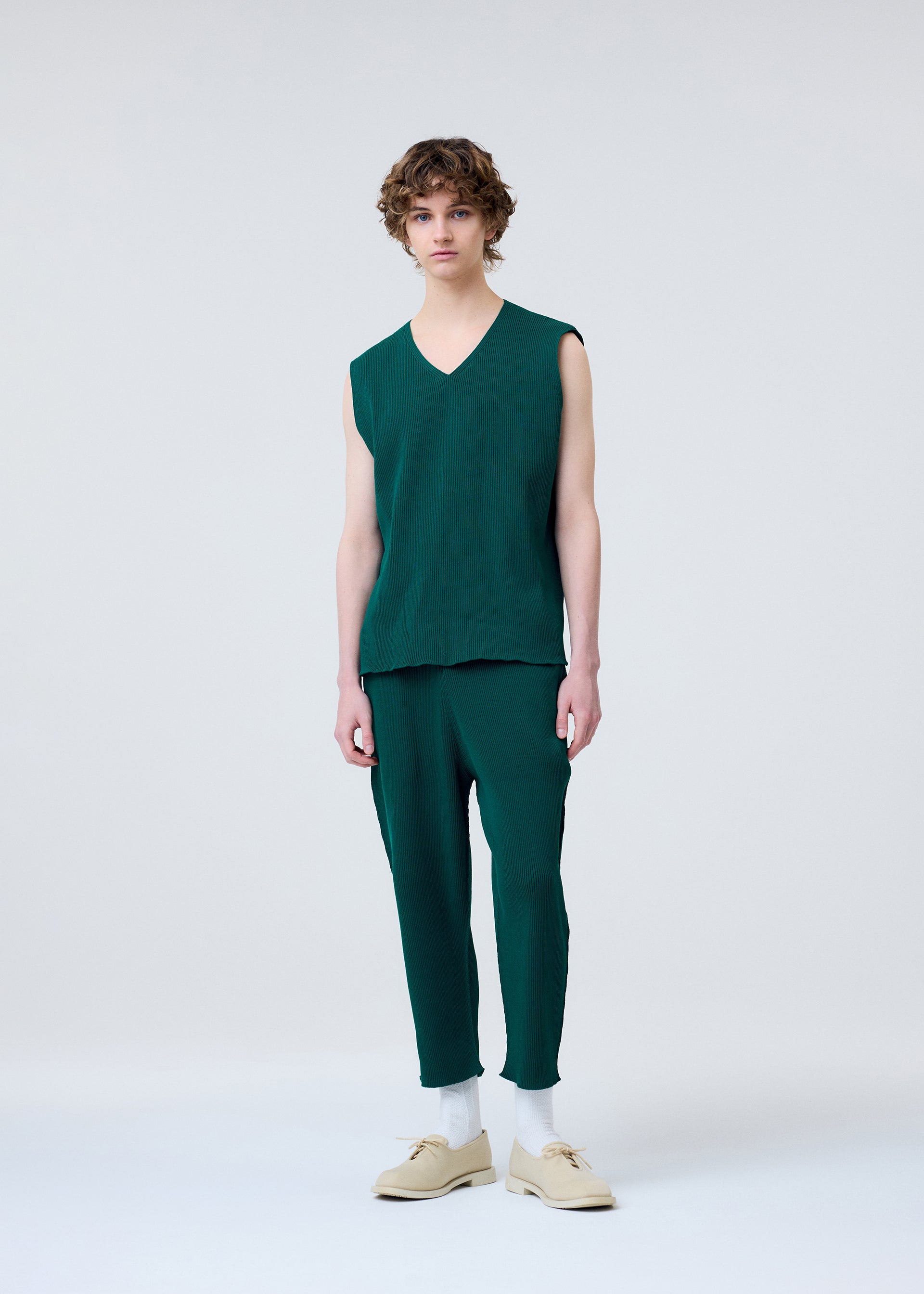 BASIC KNIT、メンズ_ニット、着用画像1