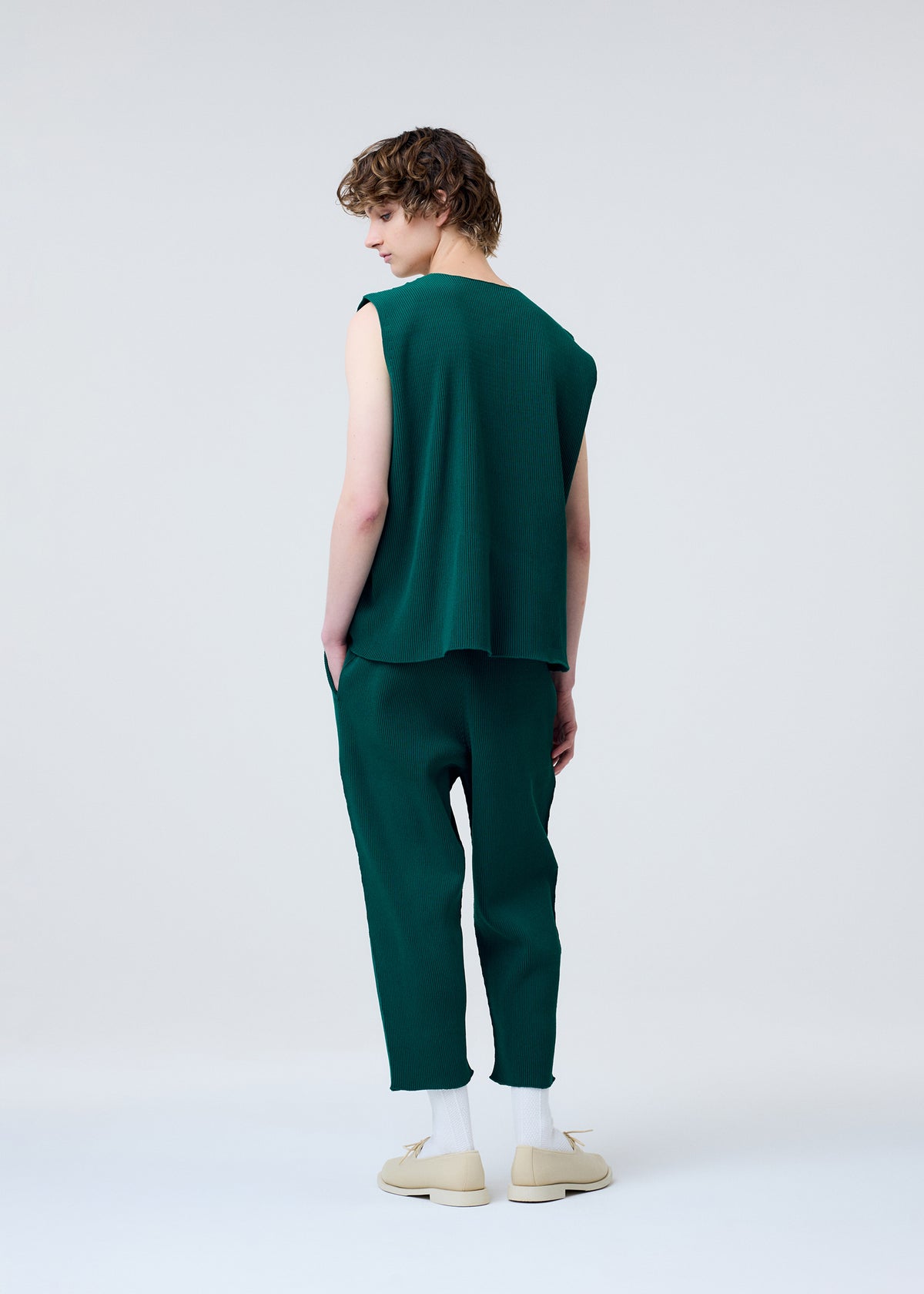 BASIC KNIT、メンズ_ニット、着用画像2