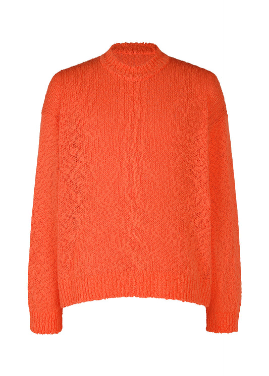 RISOTTO KNIT、メンズ_ニット、オレンジ