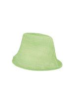 MESH PLEATS HAT、アクセサリー&その他_帽子、グリーン